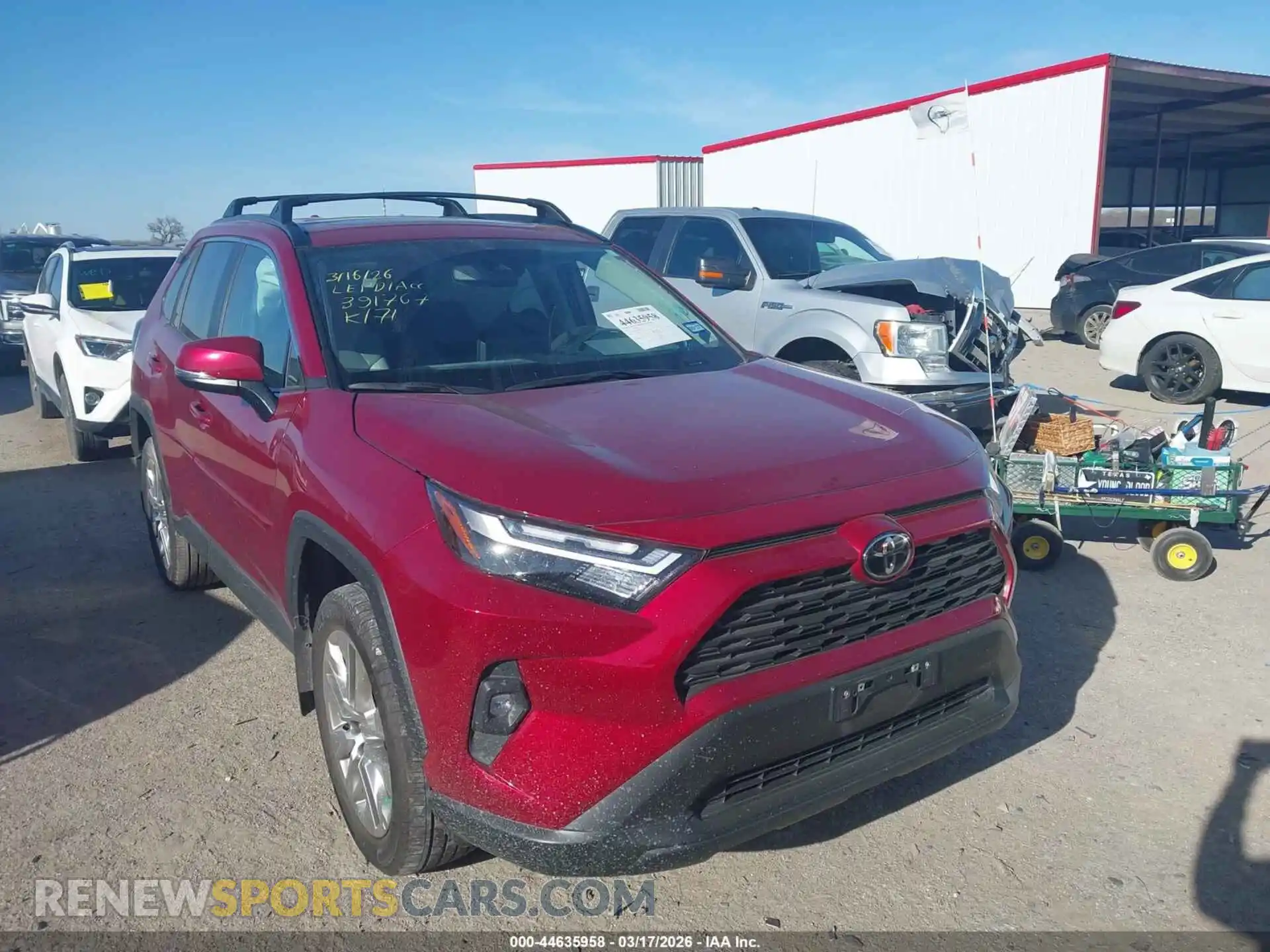 1 Photograph of a damaged car 2T3C1RFV2SW394889 TOYOTA RAV4 2025