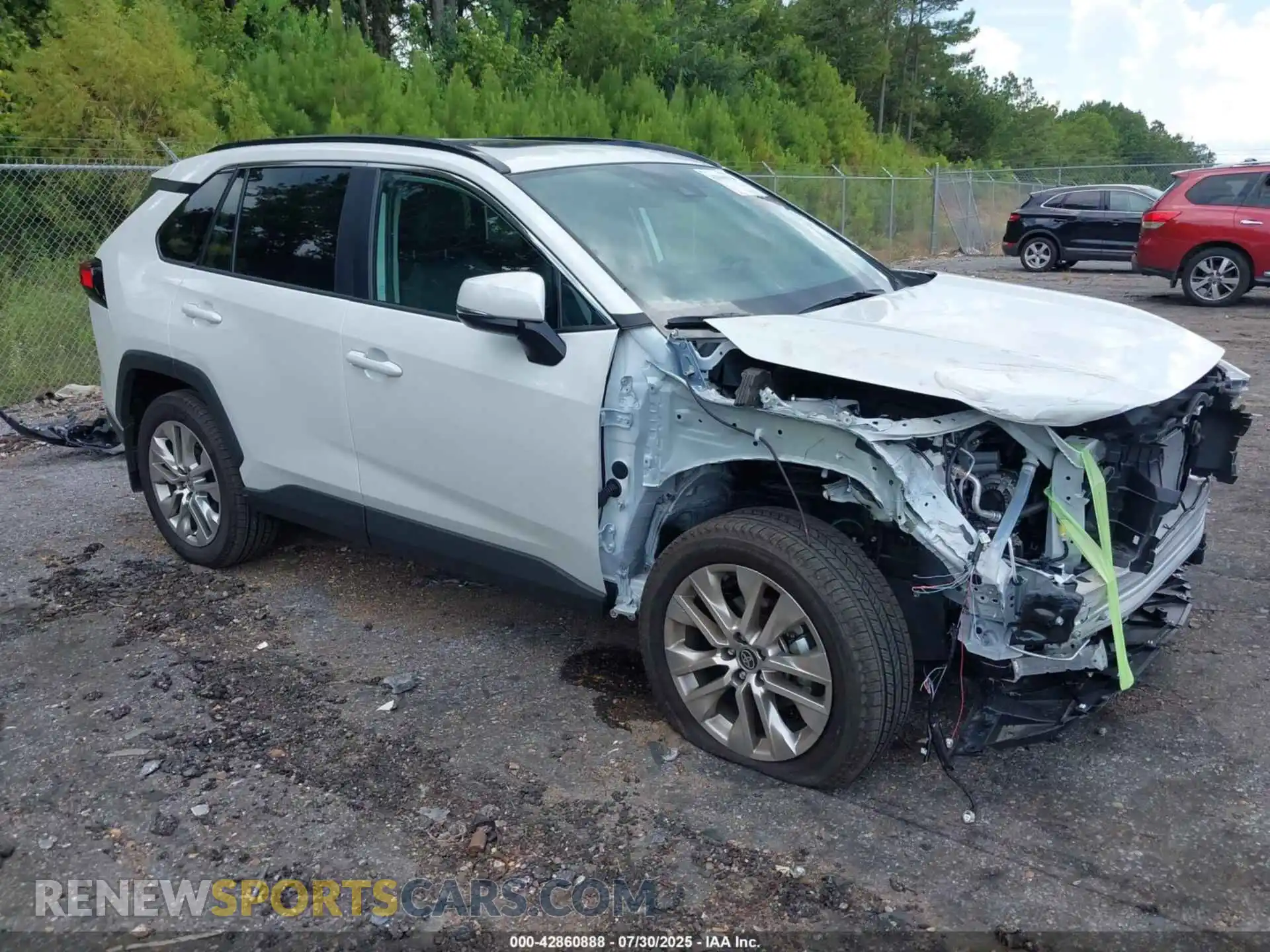 1 Photograph of a damaged car 2T3C1RFV6SW384057 TOYOTA RAV4 2025