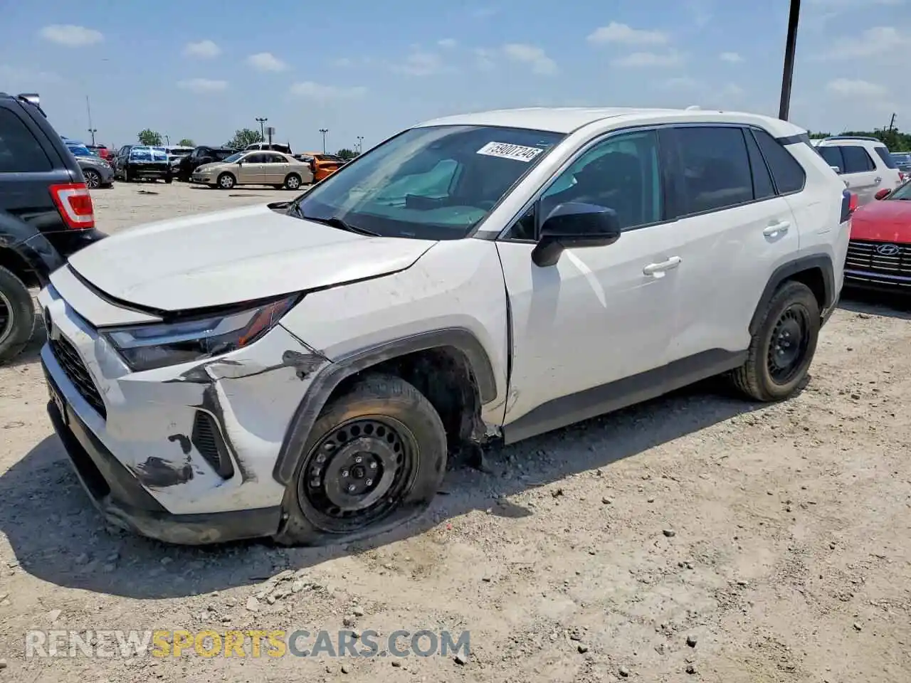 1 Photograph of a damaged car 2T3F1RFV6SW547349 TOYOTA RAV4 2025