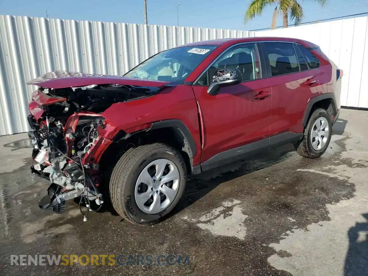 1 Photograph of a damaged car 2T3F1RFVXSW498737 TOYOTA RAV4 2025