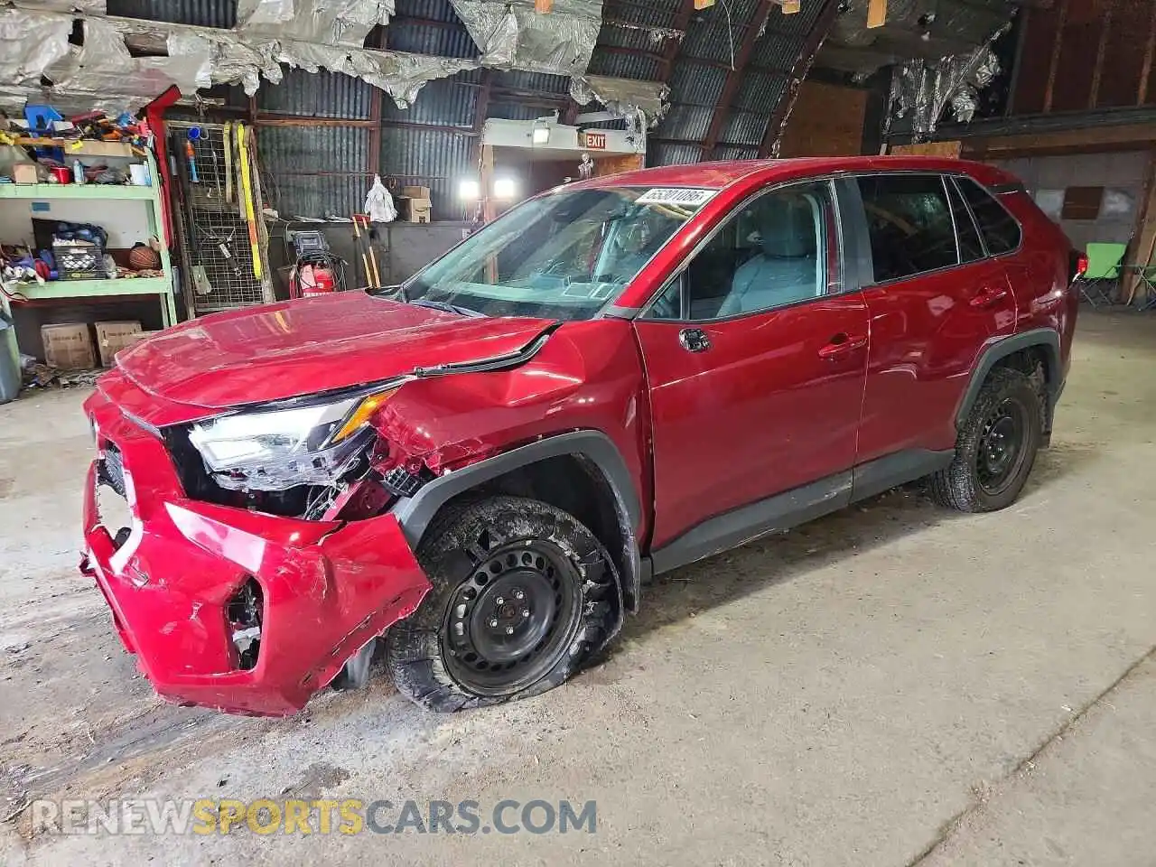 1 Photograph of a damaged car 2T3G1RFV9SW611209 TOYOTA RAV4 2025