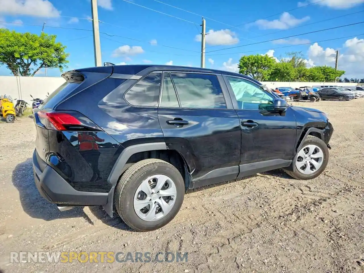 3 fotografías del automóvil dañado 2T3H1RFV1SC361390 TOYOTA RAV4 2025