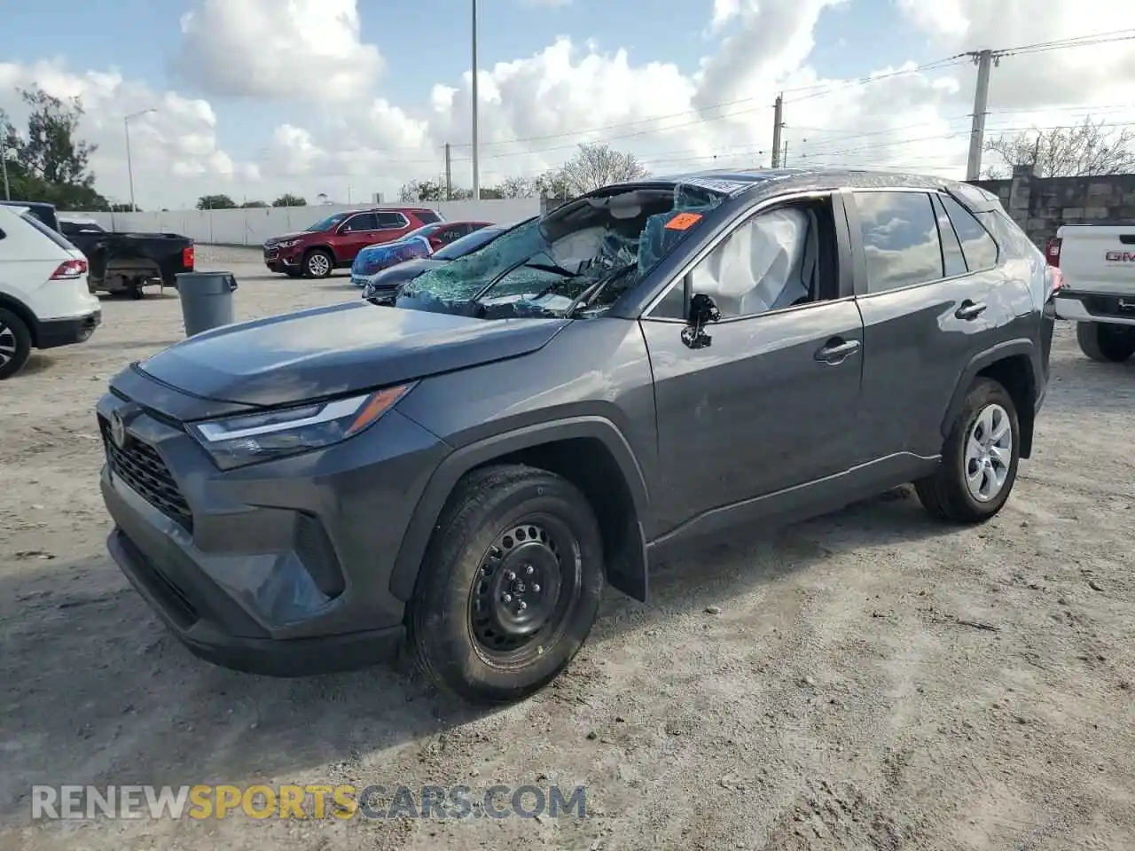 1 Photograph of a damaged car 2T3H1RFV1SW368421 TOYOTA RAV4 2025