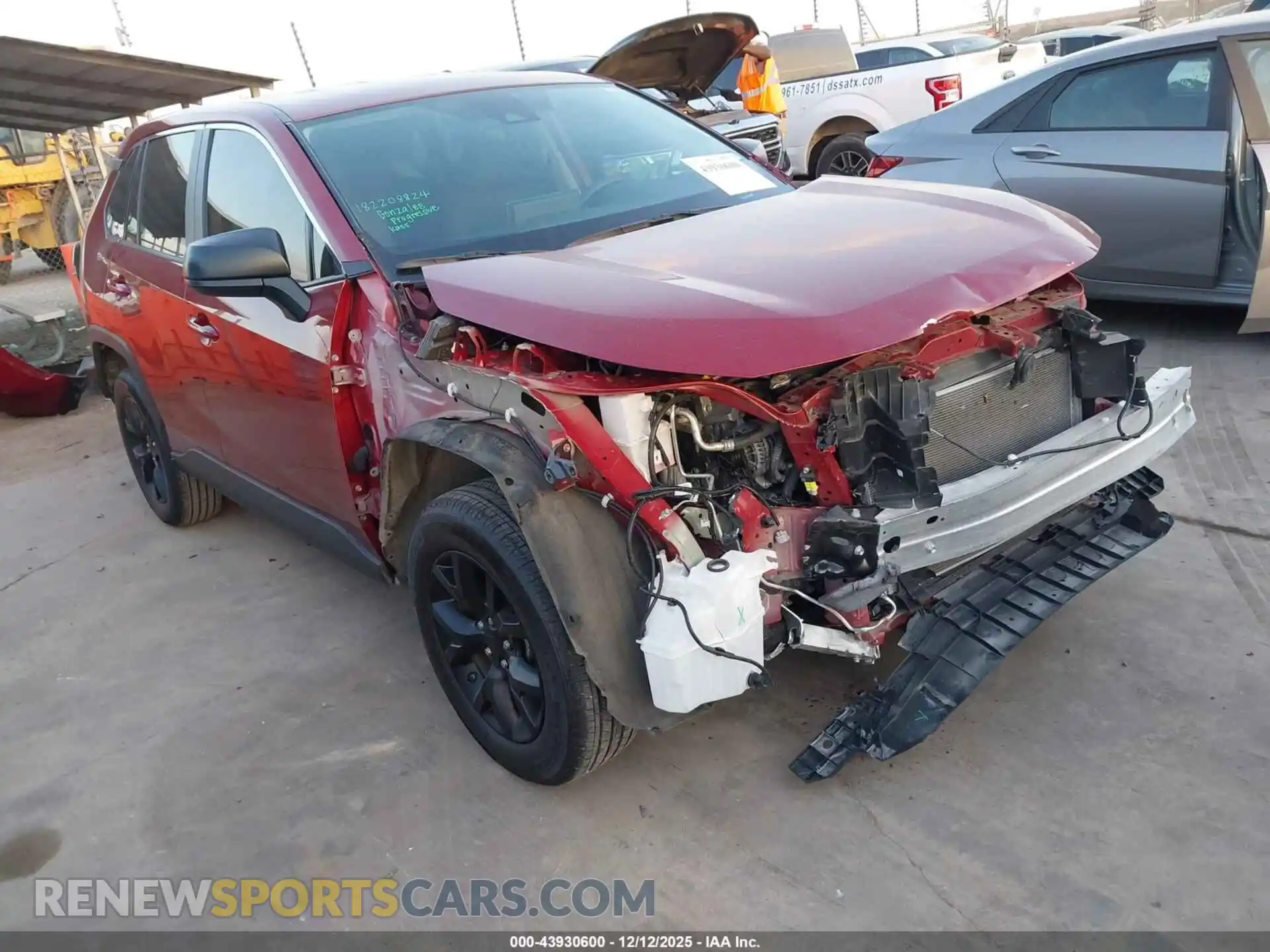 1 Photograph of a damaged car 2T3H1RFV2SW393411 TOYOTA RAV4 2025