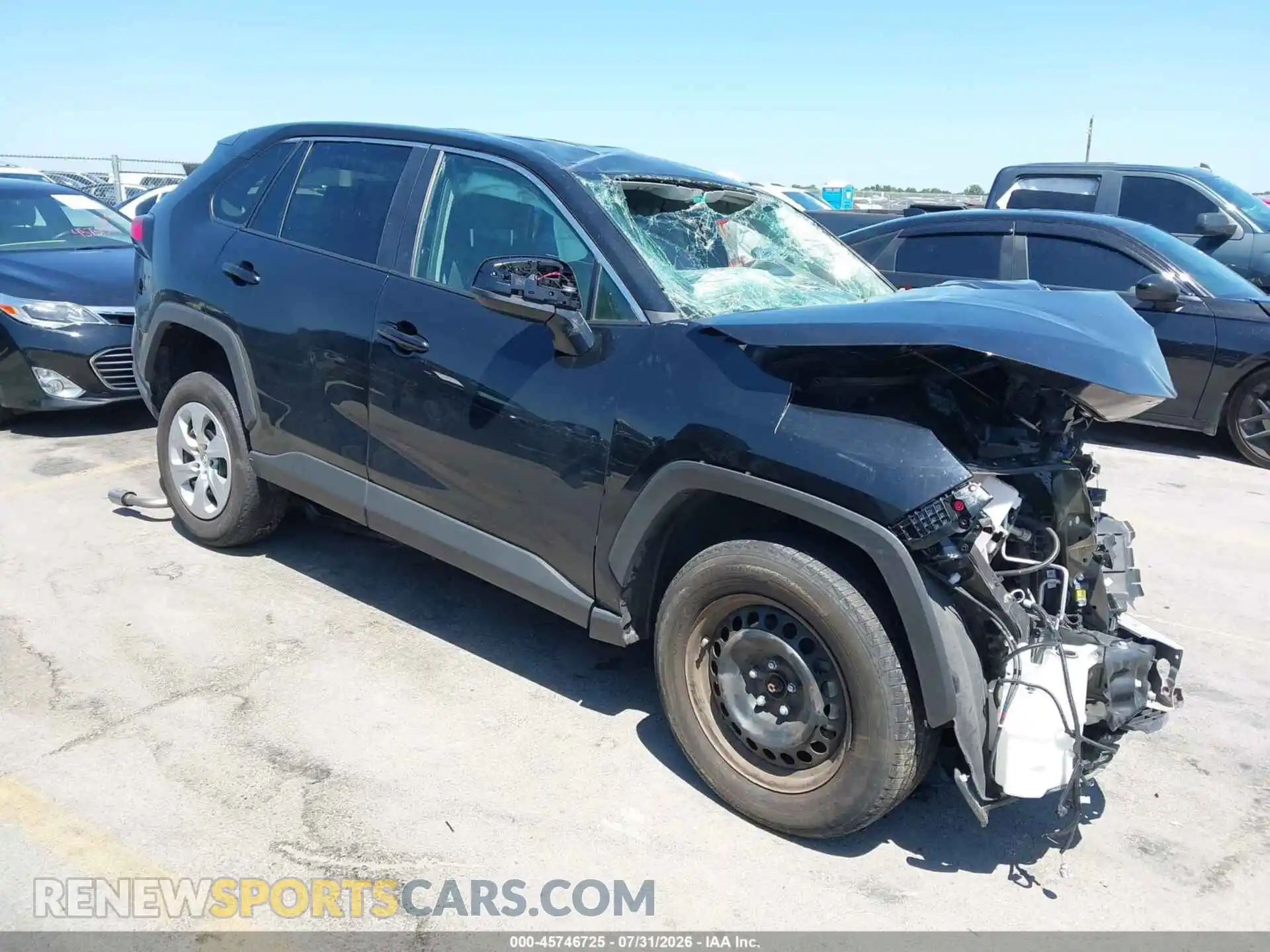1 Photograph of a damaged car 2T3H1RFV3SW379923 TOYOTA RAV4 2025