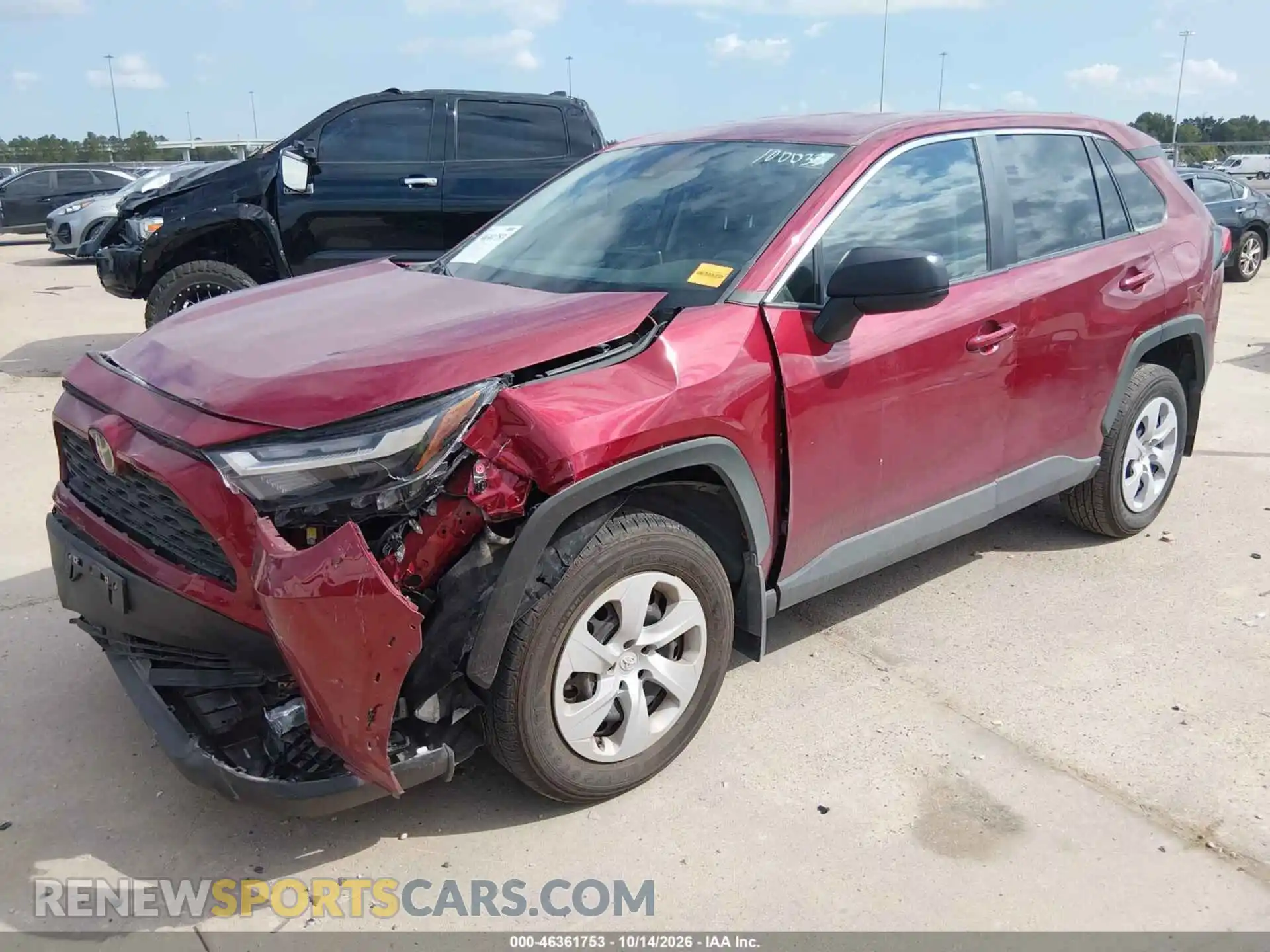 2 fotografías del automóvil dañado 2T3H1RFV4SW425128 TOYOTA RAV4 2025