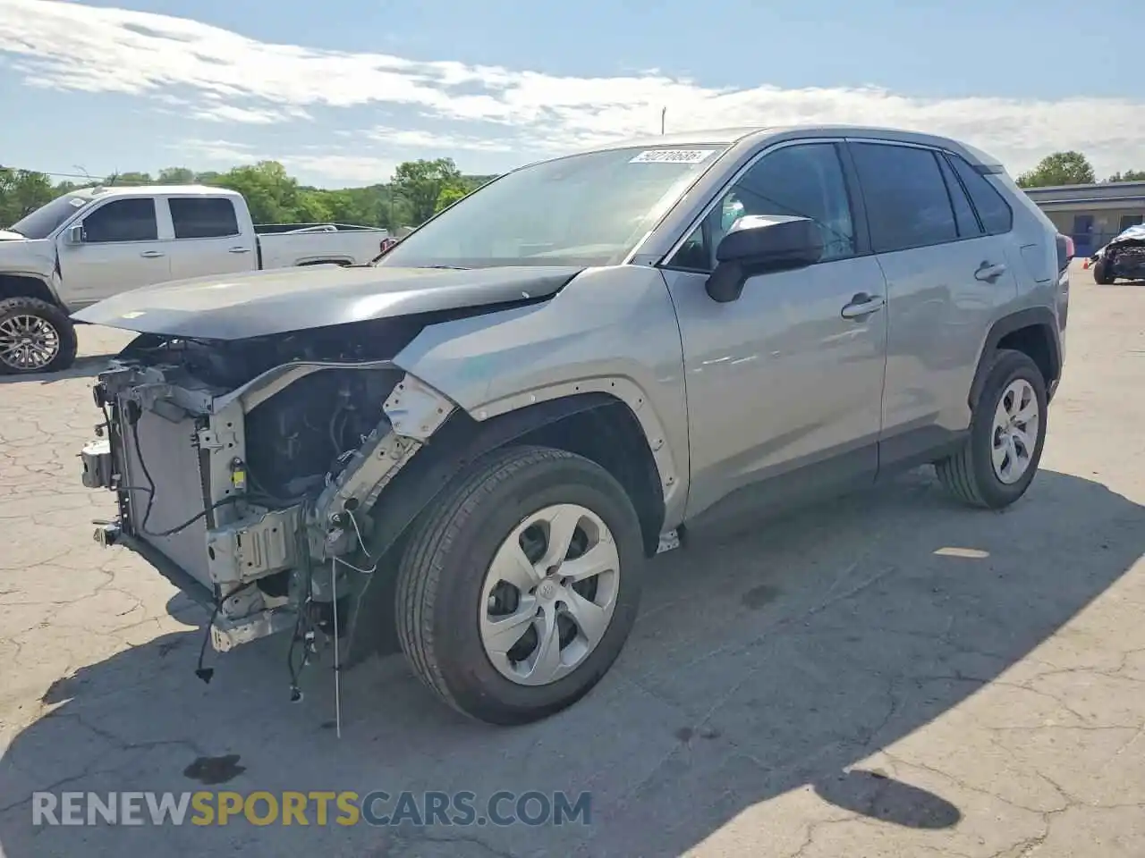 1 Photograph of a damaged car 2T3H1RFV4SW434542 TOYOTA RAV4 2025