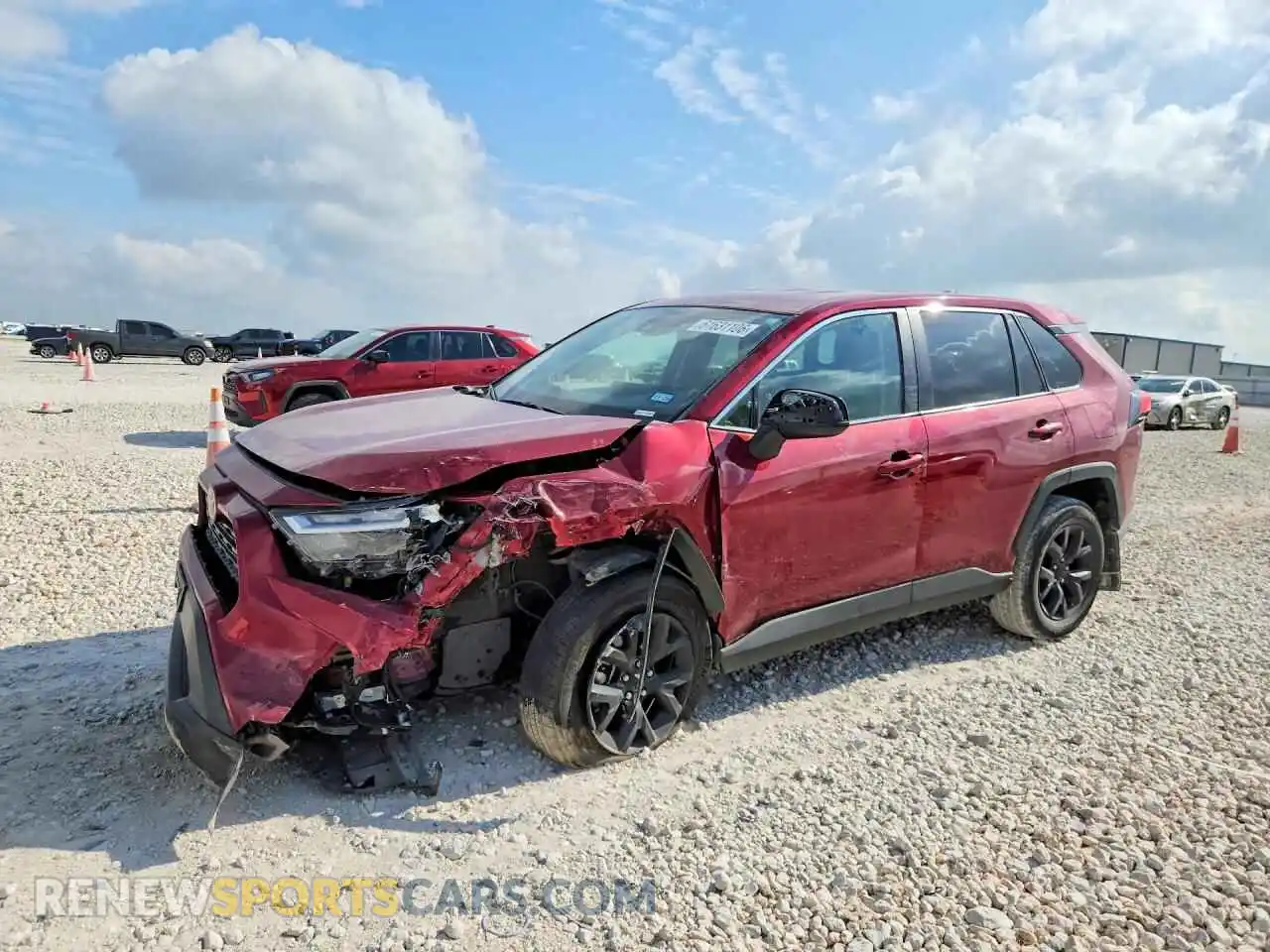 1 Photograph of a damaged car 2T3H1RFV6SW375431 TOYOTA RAV4 2025