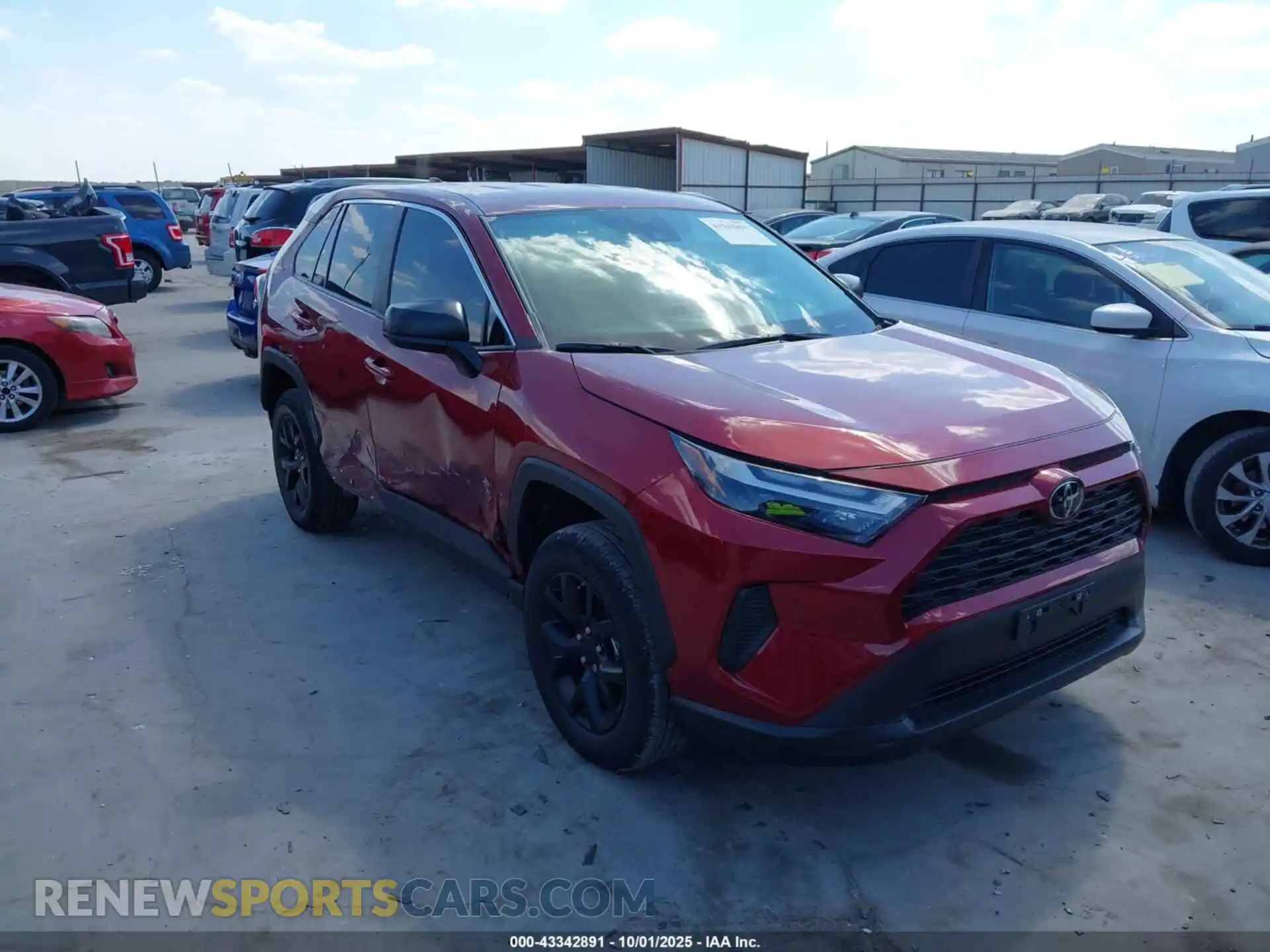 1 Photograph of a damaged car 2T3H1RFV6SW413823 TOYOTA RAV4 2025