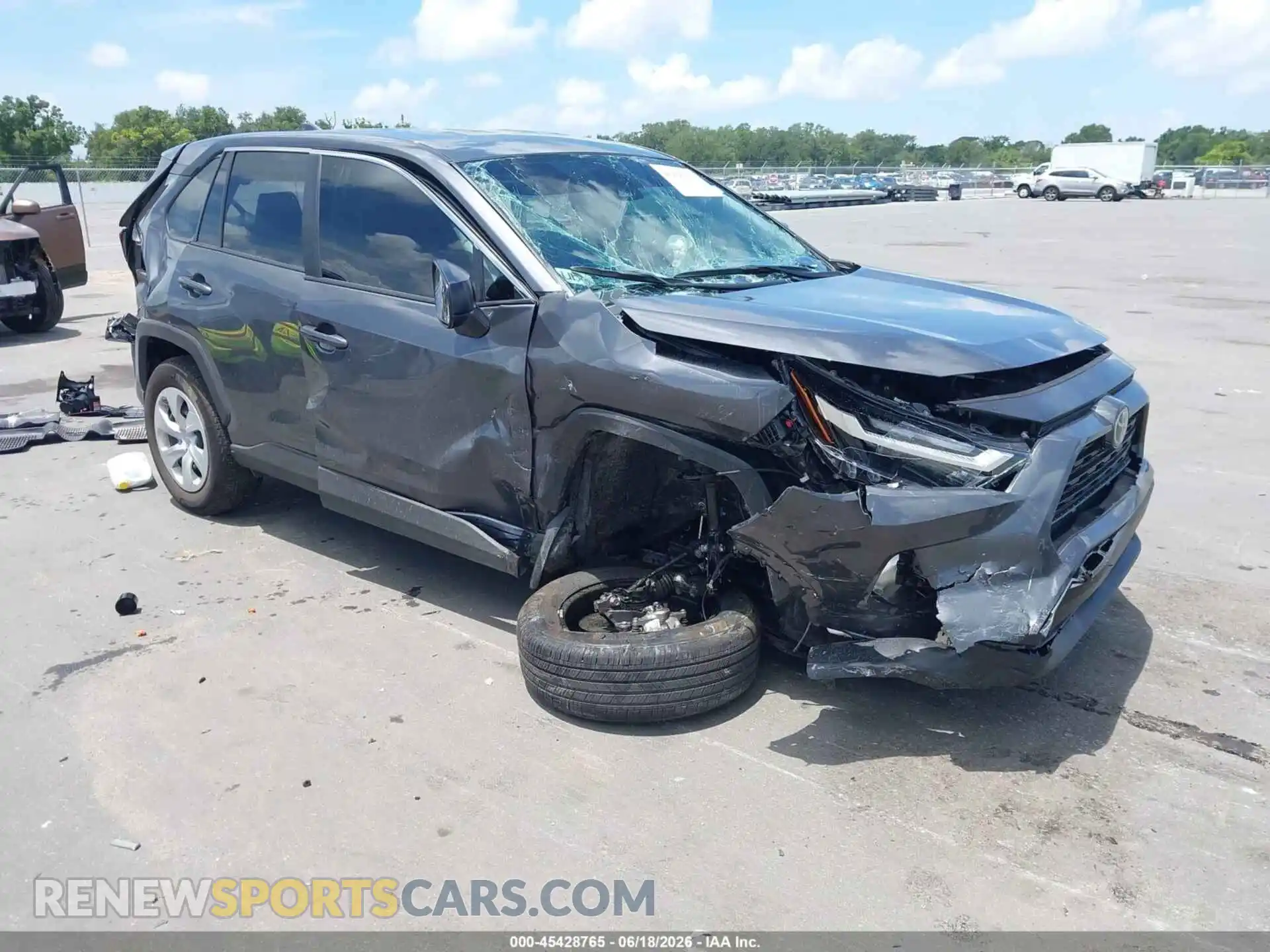 1 Photograph of a damaged car 2T3H1RFV6SW444361 TOYOTA RAV4 2025