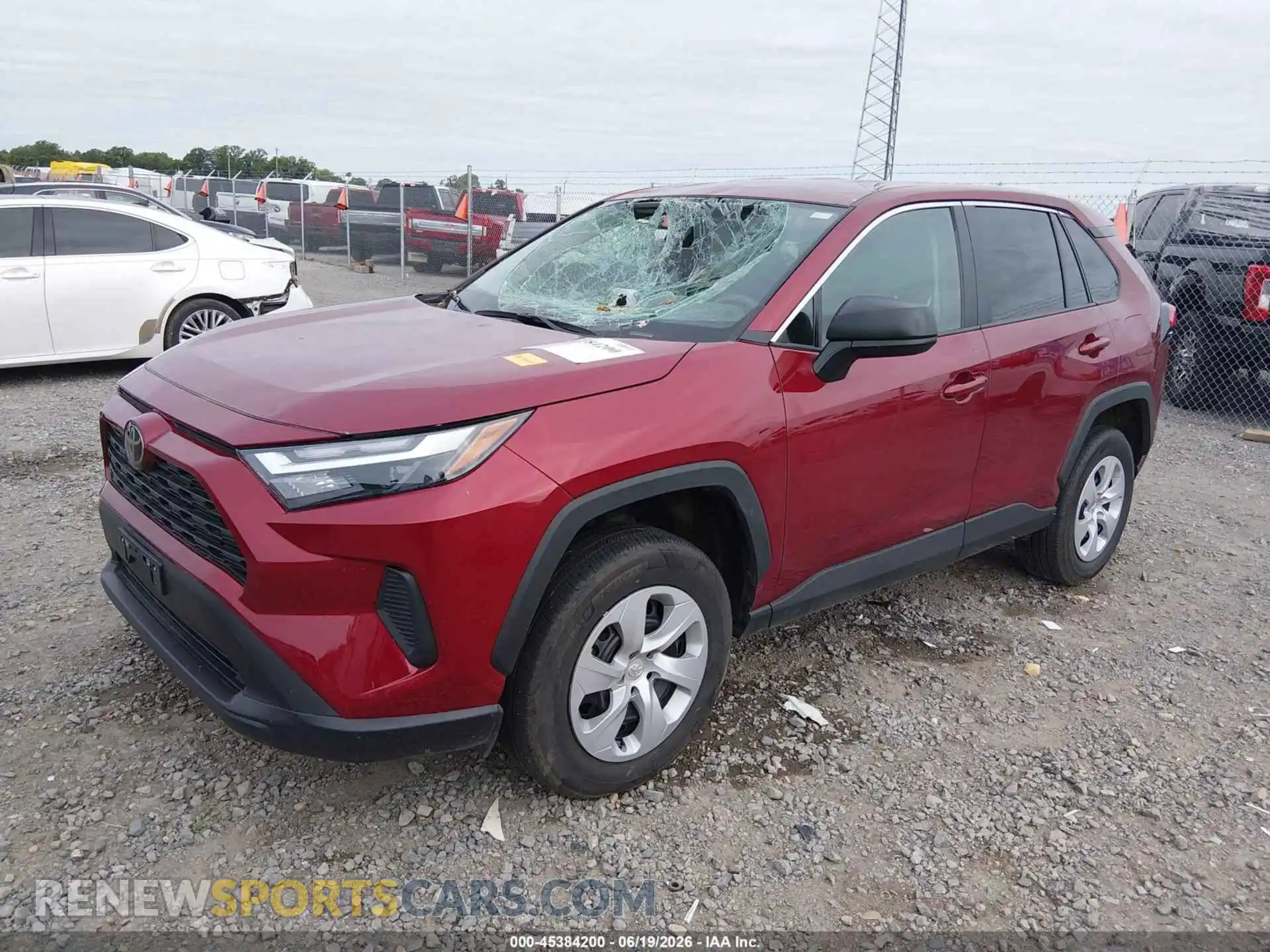 2 fotografías del automóvil dañado 2T3H1RFV7SW385630 TOYOTA RAV4 2025
