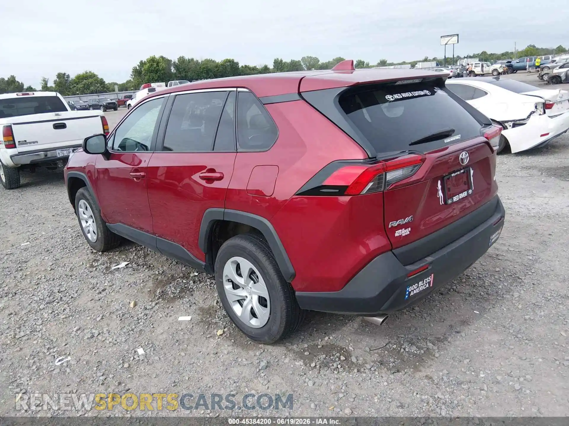 3 fotografías del automóvil dañado 2T3H1RFV7SW385630 TOYOTA RAV4 2025