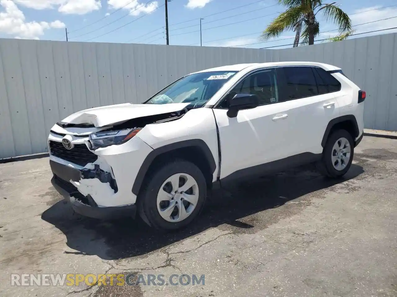 1 Photograph of a damaged car 2T3H1RFV8SC314891 TOYOTA RAV4 2025