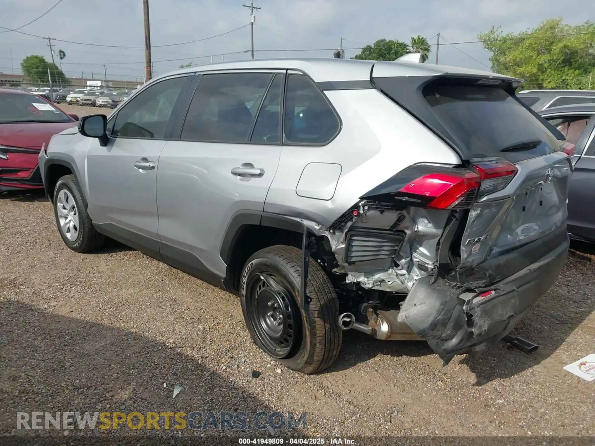 3 Photograph of a damaged car 2T3H1RFV8SC323218 TOYOTA RAV4 2025
