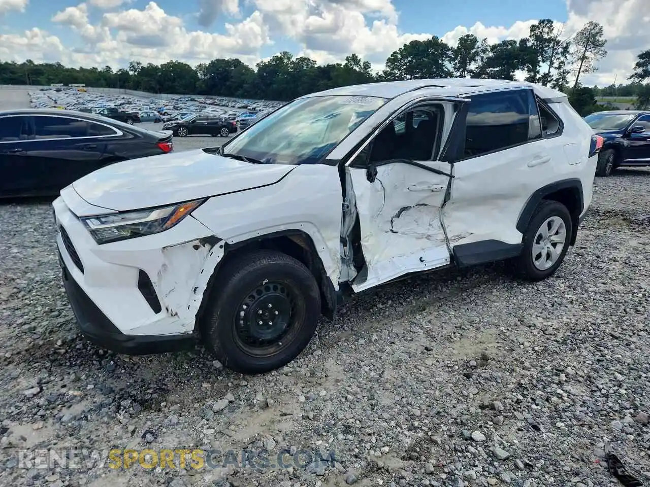 1 Photograph of a damaged car 2T3H1RFV8SC347891 TOYOTA RAV4 2025