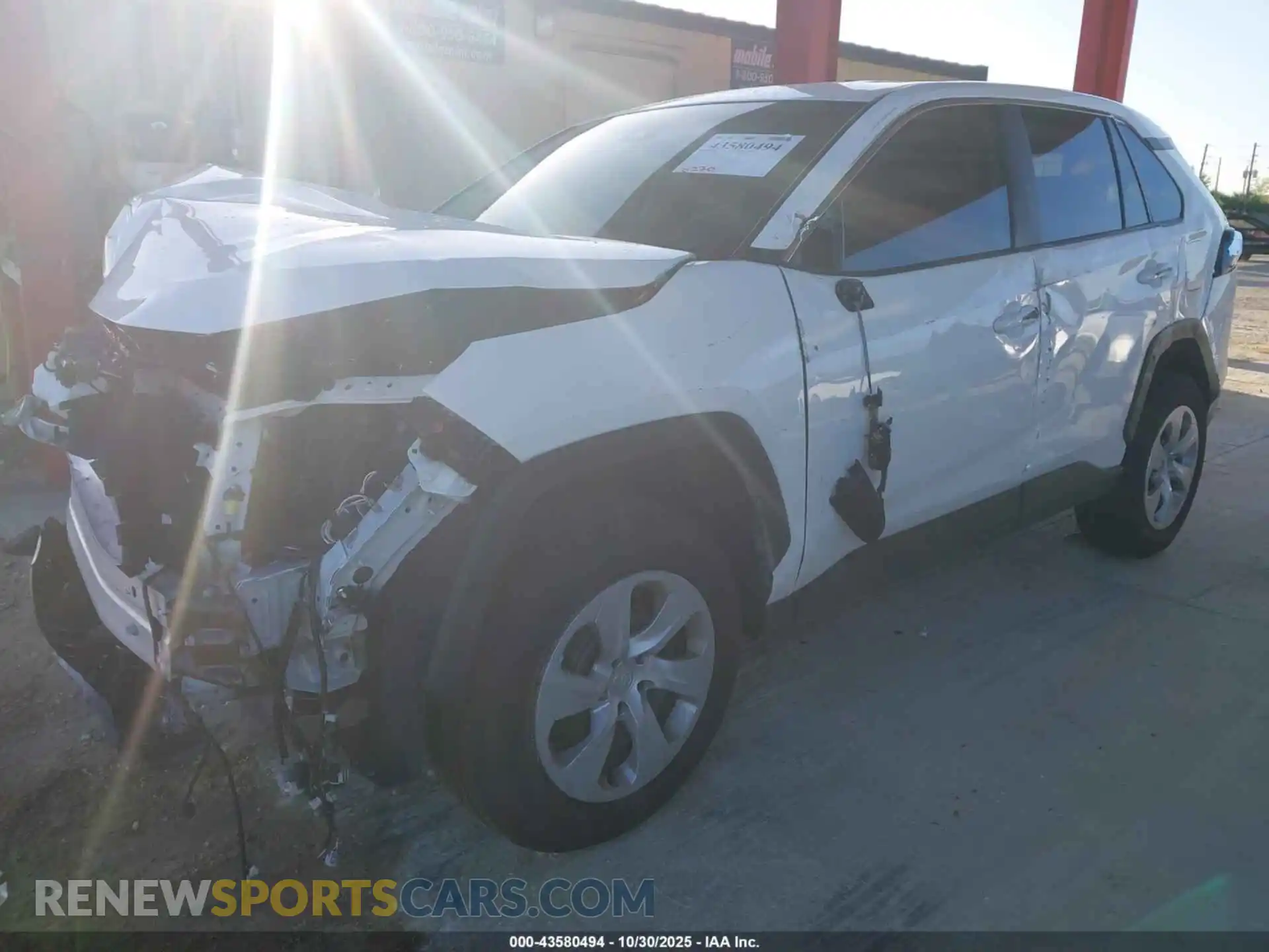 2 Photograph of a damaged car 2T3H1RFV8SW405027 TOYOTA RAV4 2025
