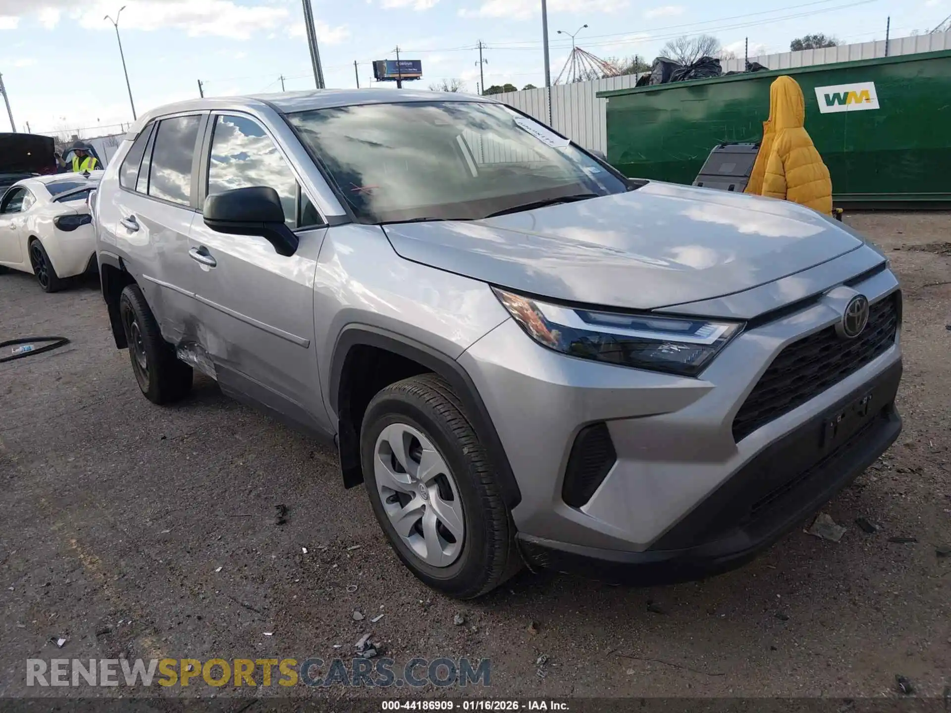 1 Photograph of a damaged car 2T3H1RFV9SC304080 TOYOTA RAV4 2025