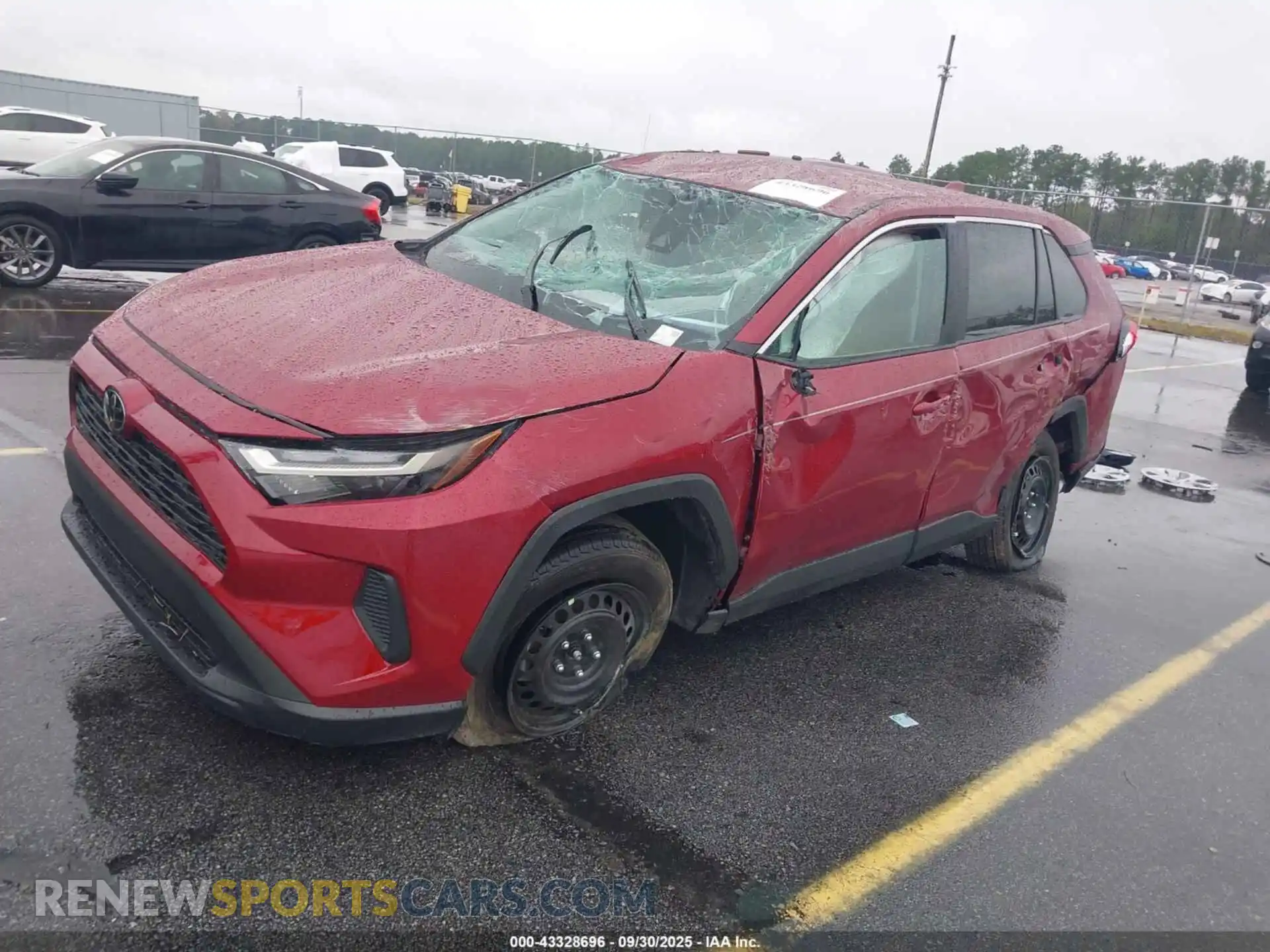 2 Photograph of a damaged car 2T3H1RFV9SW414576 TOYOTA RAV4 2025