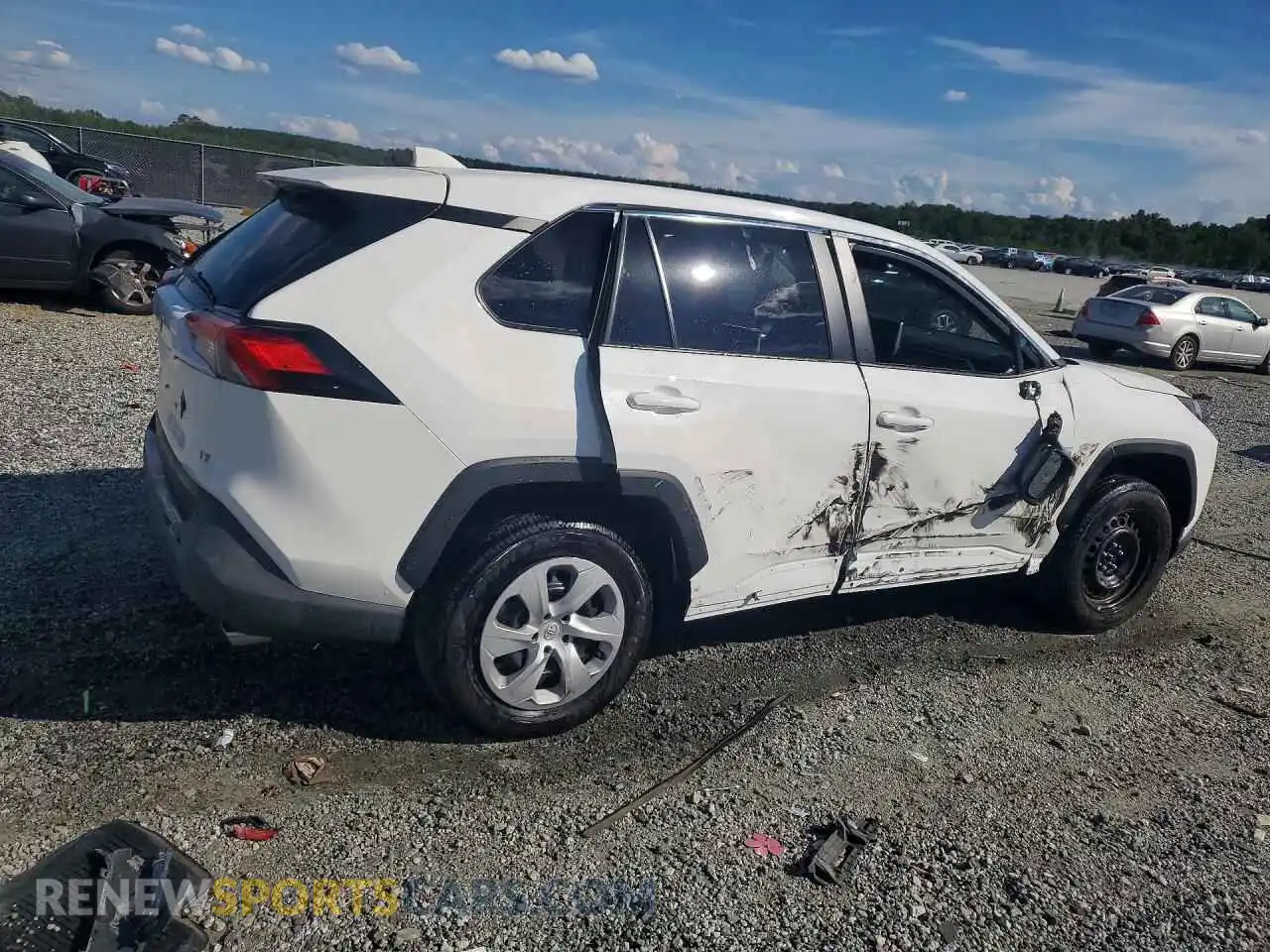 3 fotografías del automóvil dañado 2T3H1RFVXSC324676 TOYOTA RAV4 2025