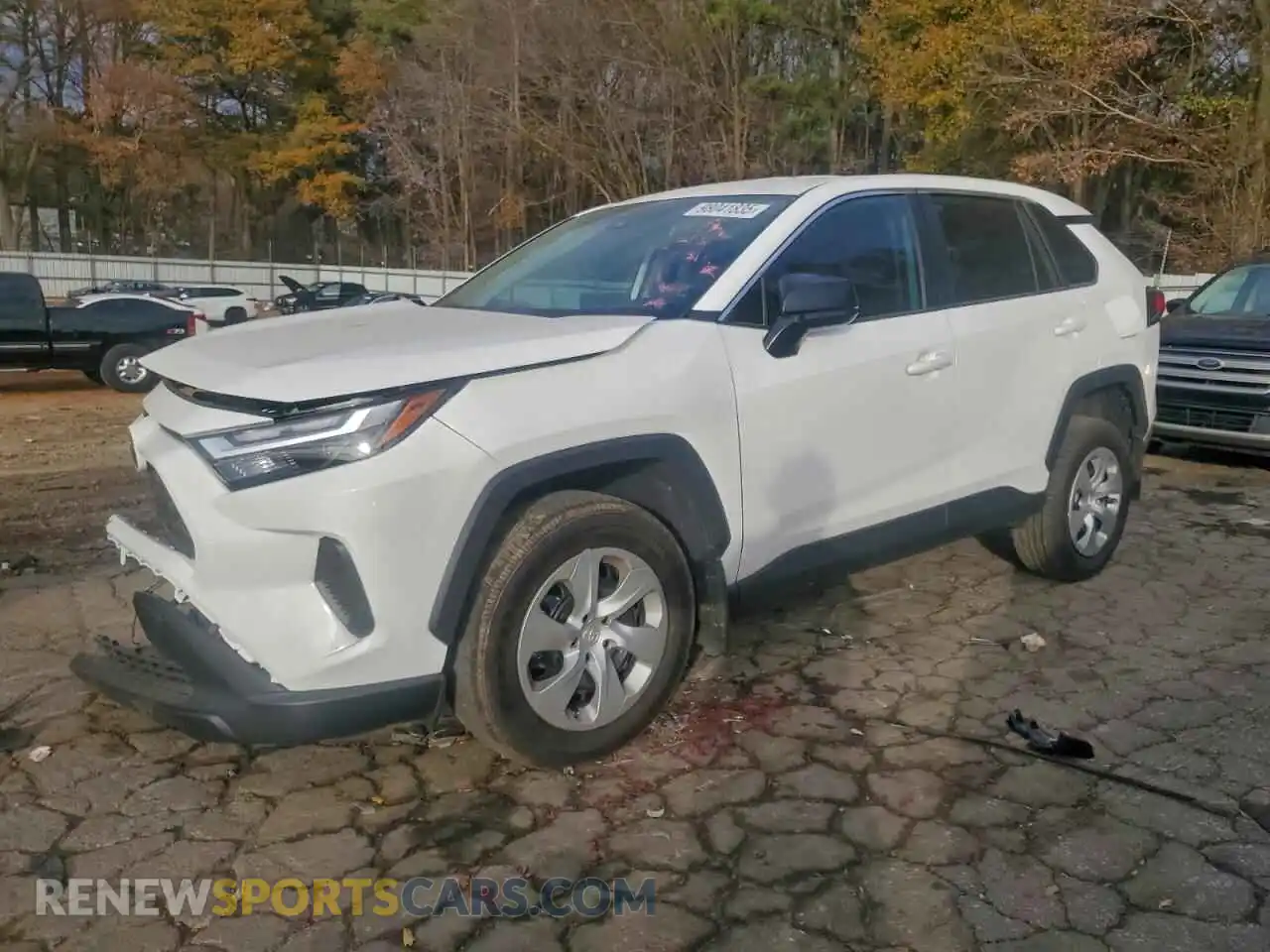 1 Photograph of a damaged car 2T3H1RFVXSC327917 TOYOTA RAV4 2025