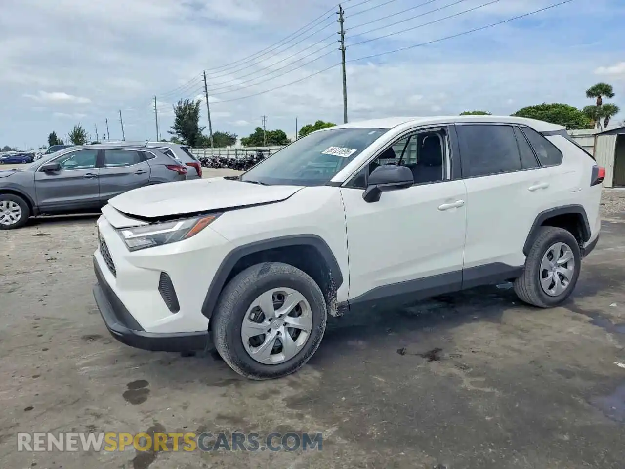 1 Photograph of a damaged car 2T3H1RFVXSC334575 TOYOTA RAV4 2025