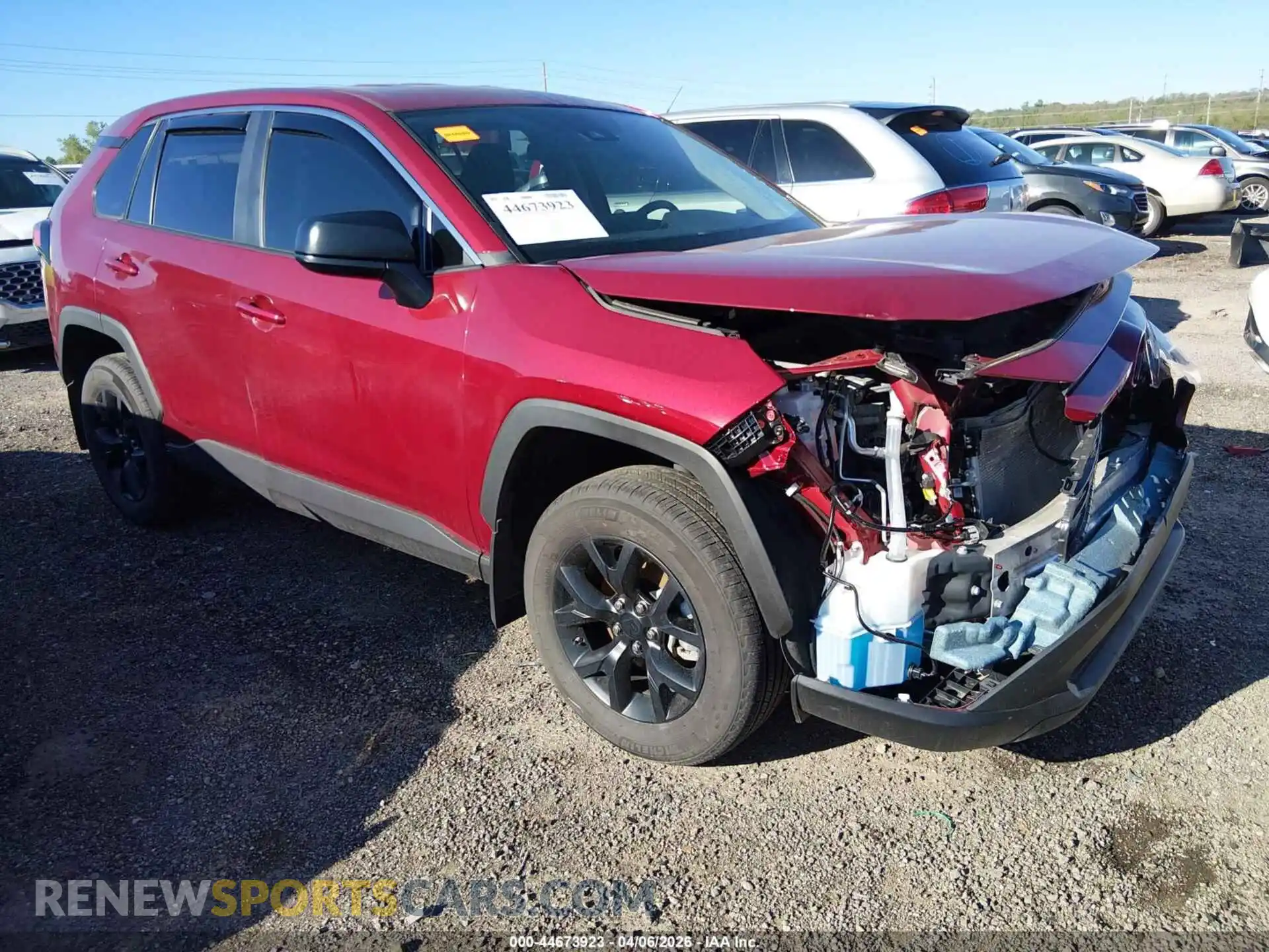 1 Photograph of a damaged car 2T3H1RFVXSW384259 TOYOTA RAV4 2025