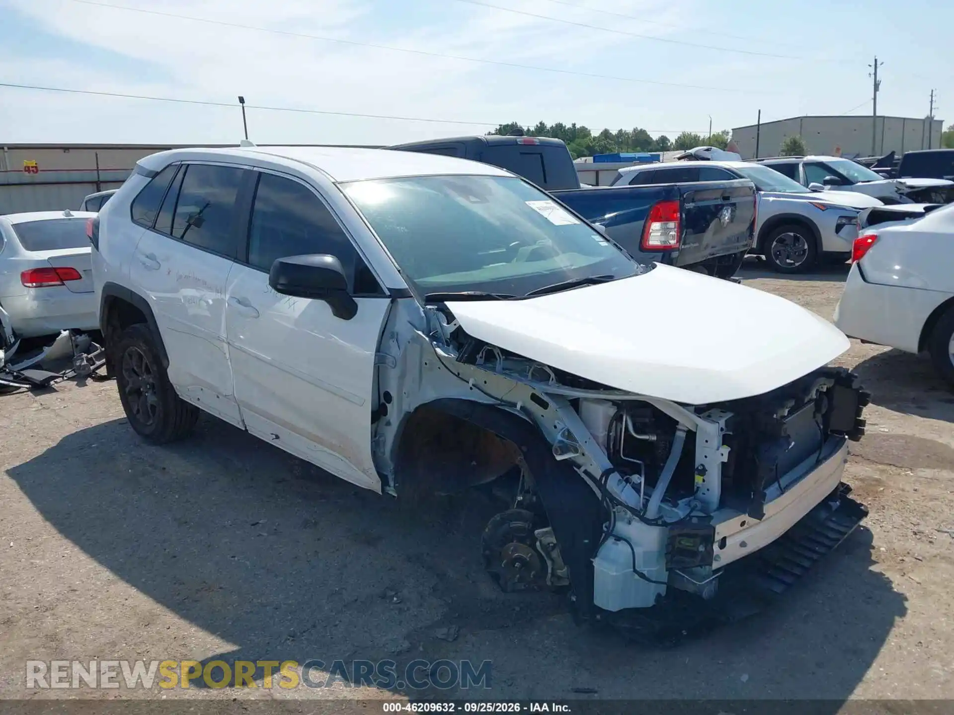 1 Photograph of a damaged car 2T3H1RFVXSW434285 TOYOTA RAV4 2025