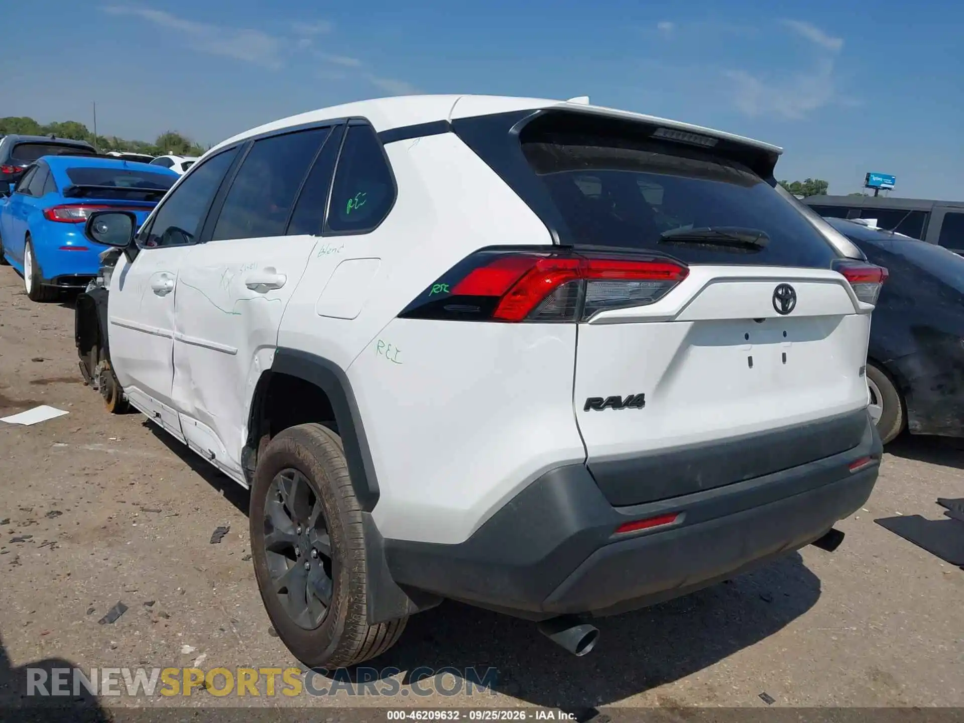 3 Photograph of a damaged car 2T3H1RFVXSW434285 TOYOTA RAV4 2025
