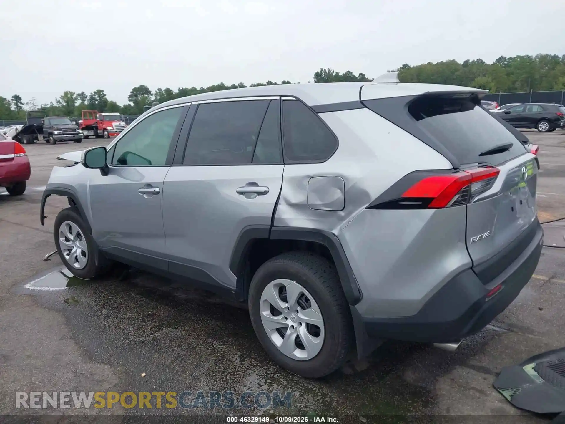 3 fotografías del automóvil dañado 2T3K1RFV1SC347446 TOYOTA RAV4 2025