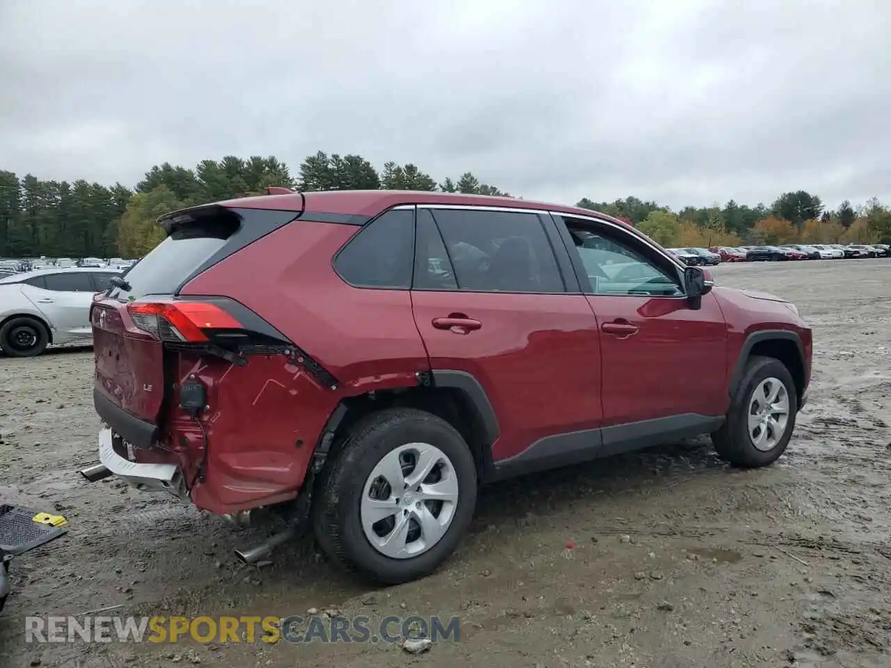 3 fotografías del automóvil dañado 2T3K1RFV3SW404339 TOYOTA RAV4 2025