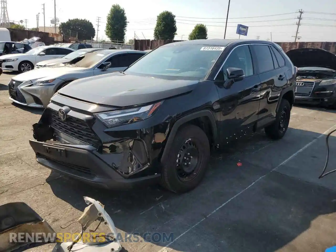 1 Photograph of a damaged car 2T3K1RFV4SW388488 TOYOTA RAV4 2025