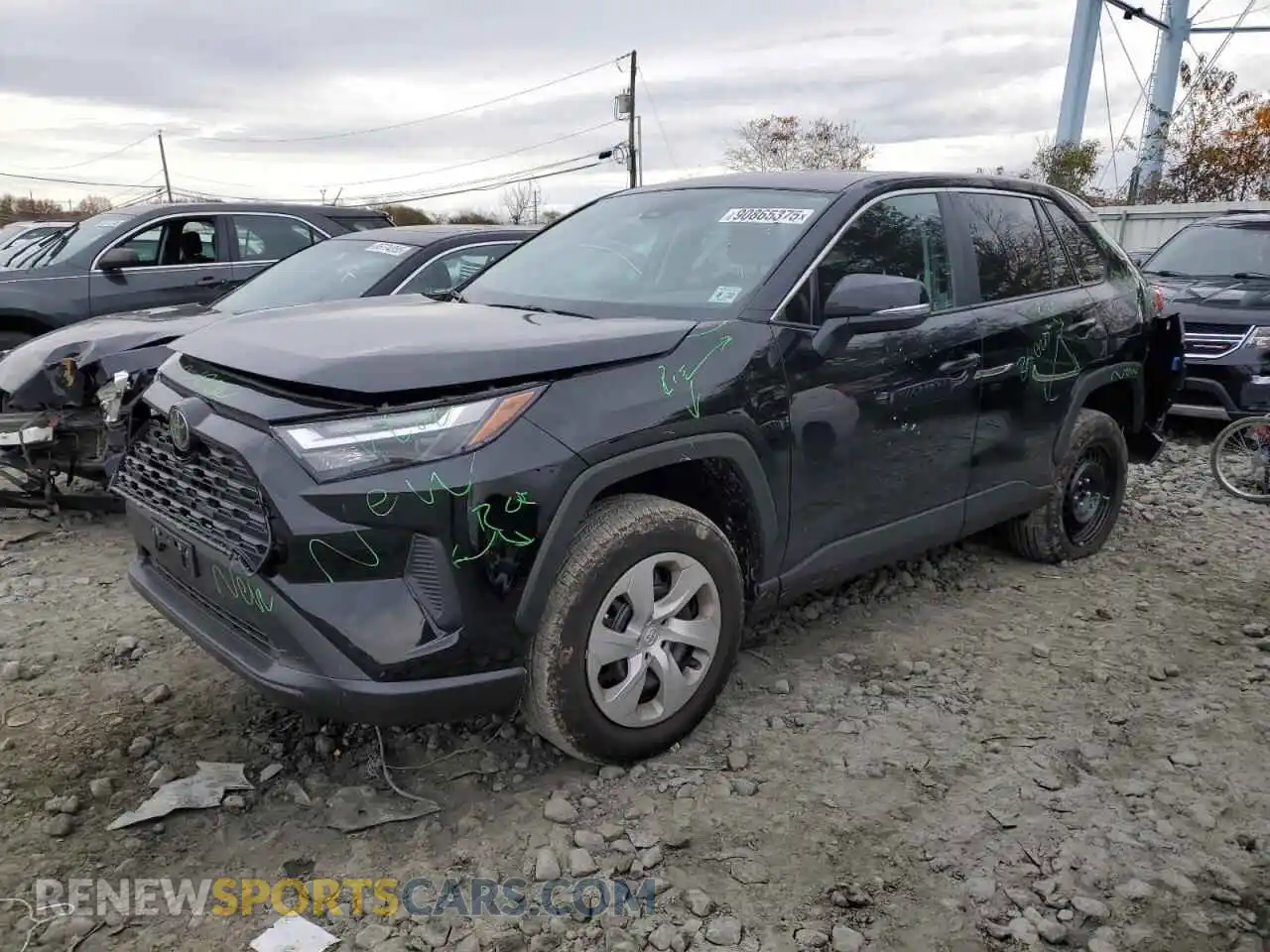1 Photograph of a damaged car 2T3K1RFV4SW404124 TOYOTA RAV4 2025