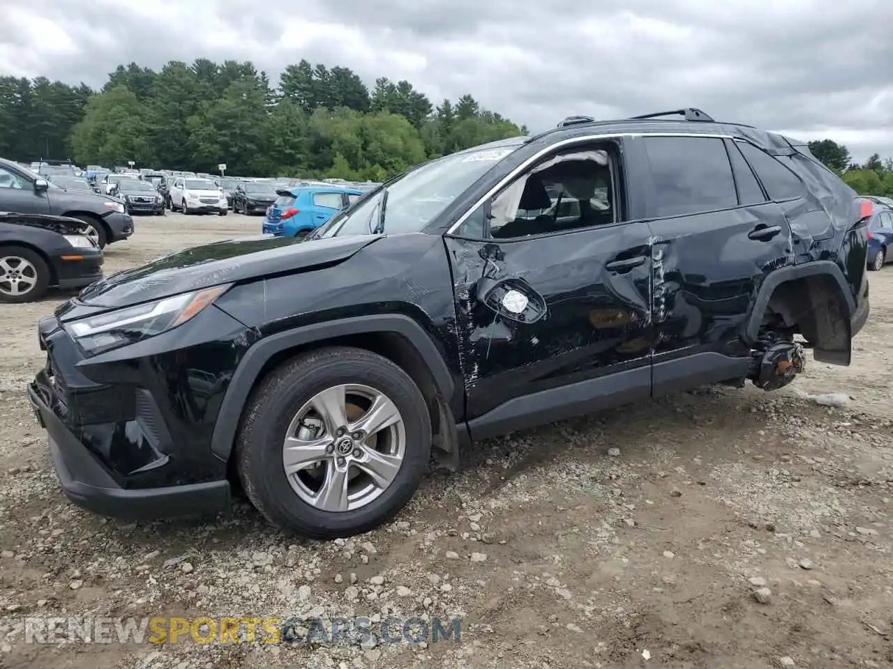 1 Photograph of a damaged car 2T3MWRFV7SW267254 TOYOTA RAV4 2025