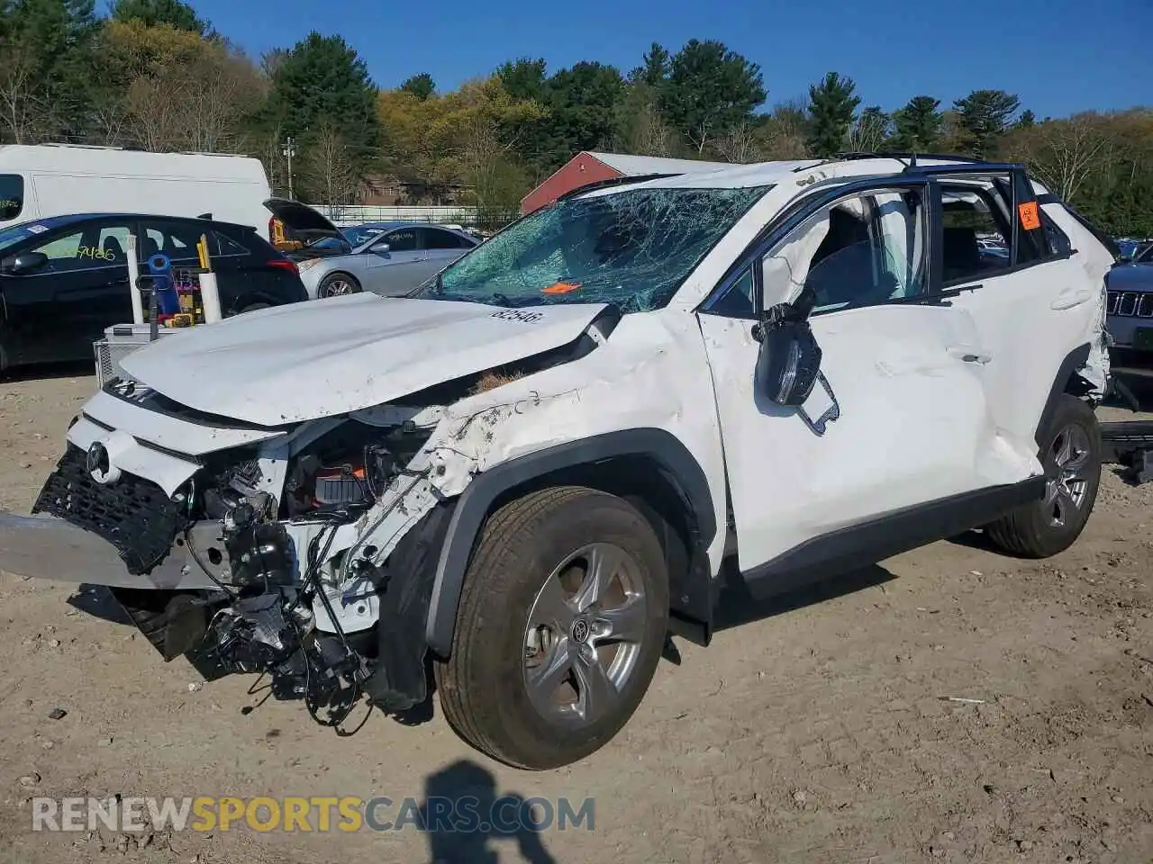 1 Photograph of a damaged car 2T3P1RFV0SW577645 TOYOTA RAV4 2025