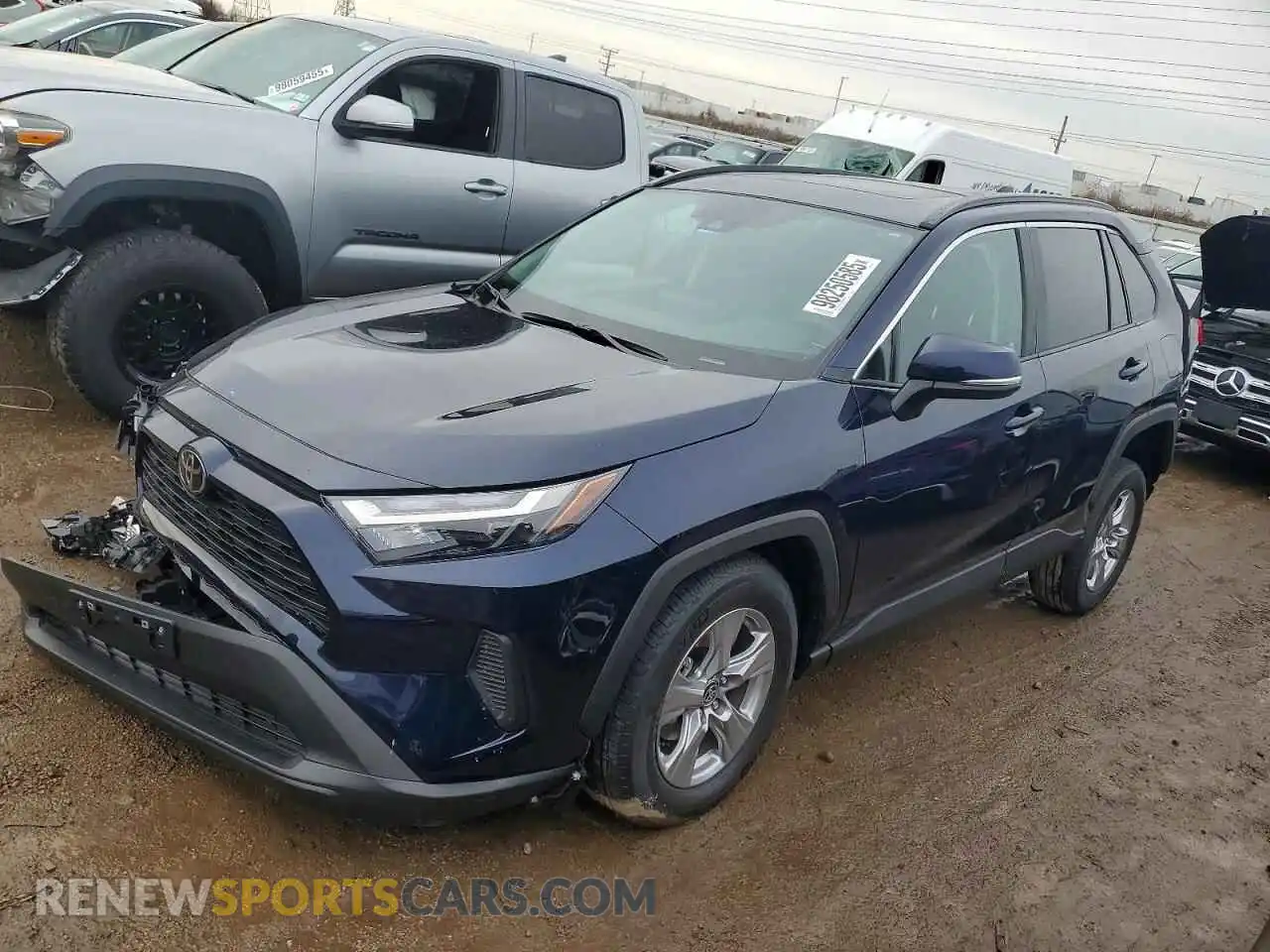1 Photograph of a damaged car 2T3P1RFV0SW598348 TOYOTA RAV4 2025
