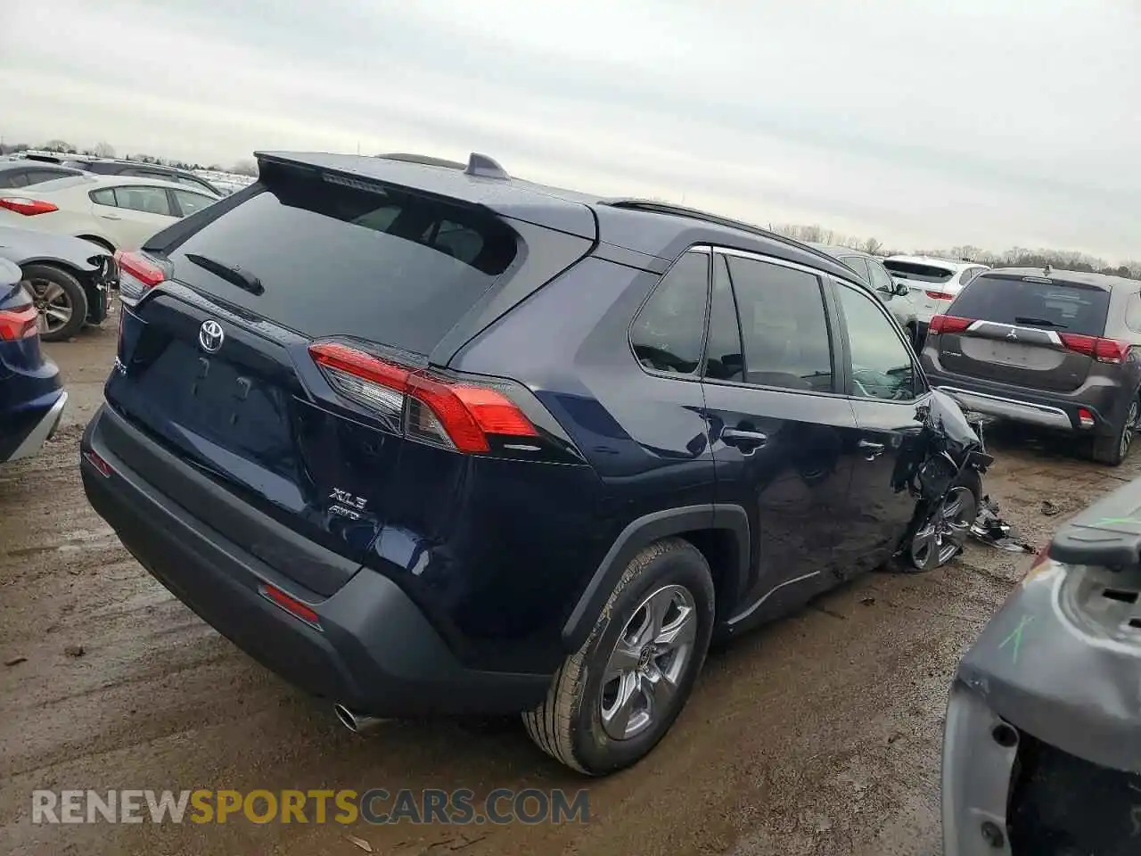 3 Photograph of a damaged car 2T3P1RFV0SW598348 TOYOTA RAV4 2025