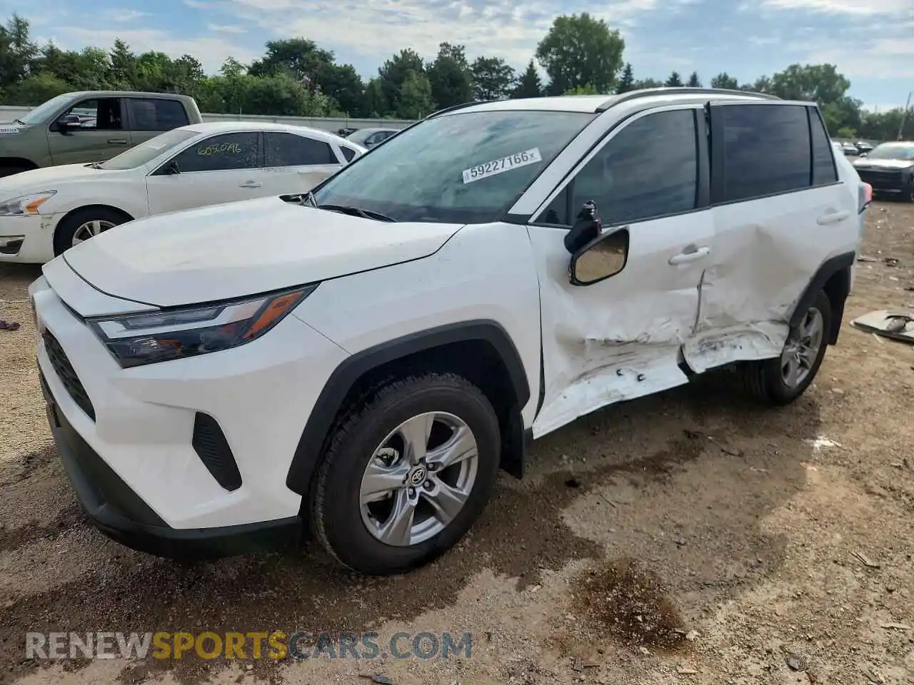 1 Photograph of a damaged car 2T3P1RFV0SW632983 TOYOTA RAV4 2025
