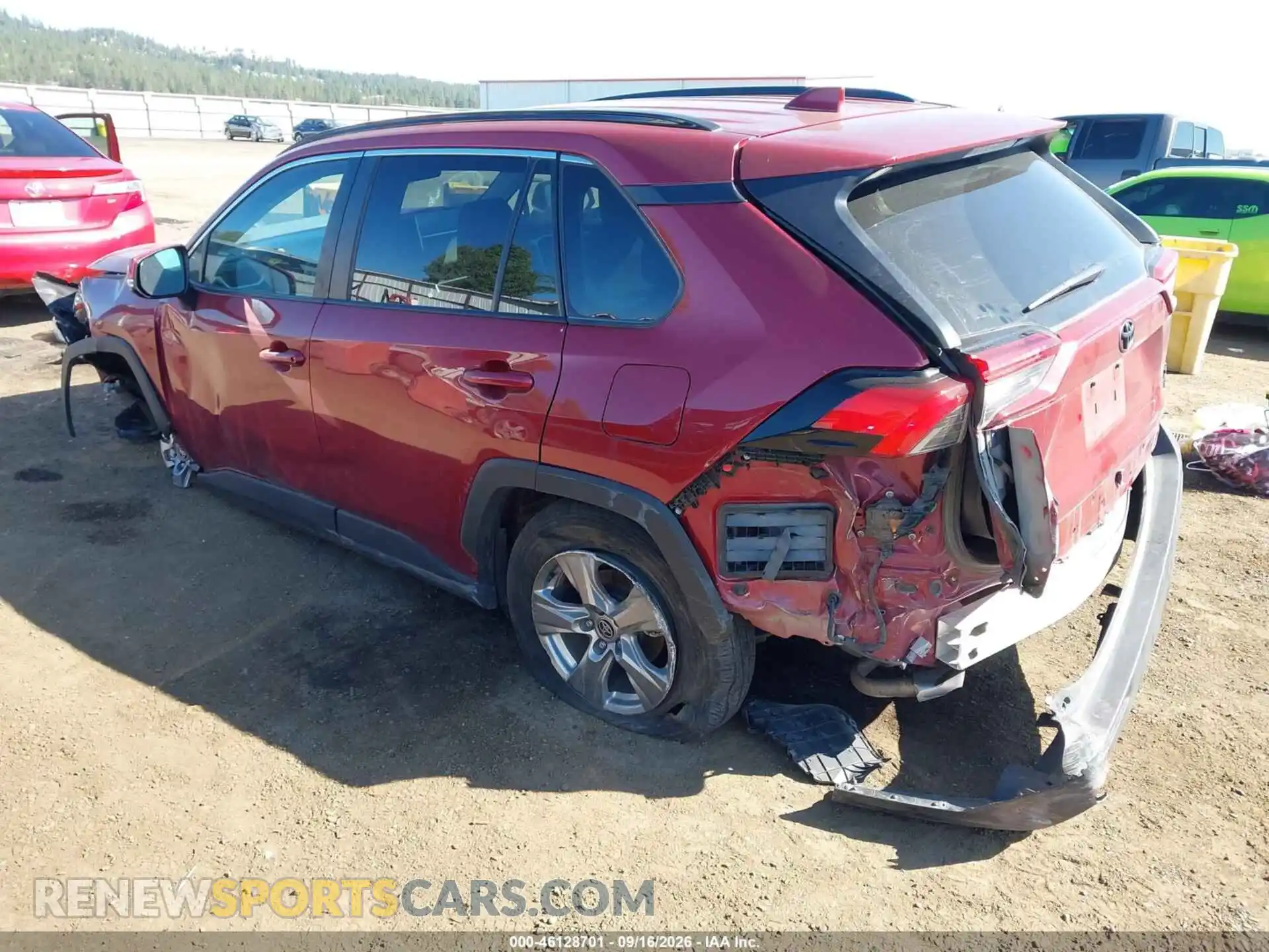 3 Photograph of a damaged car 2T3P1RFV2SW500310 TOYOTA RAV4 2025