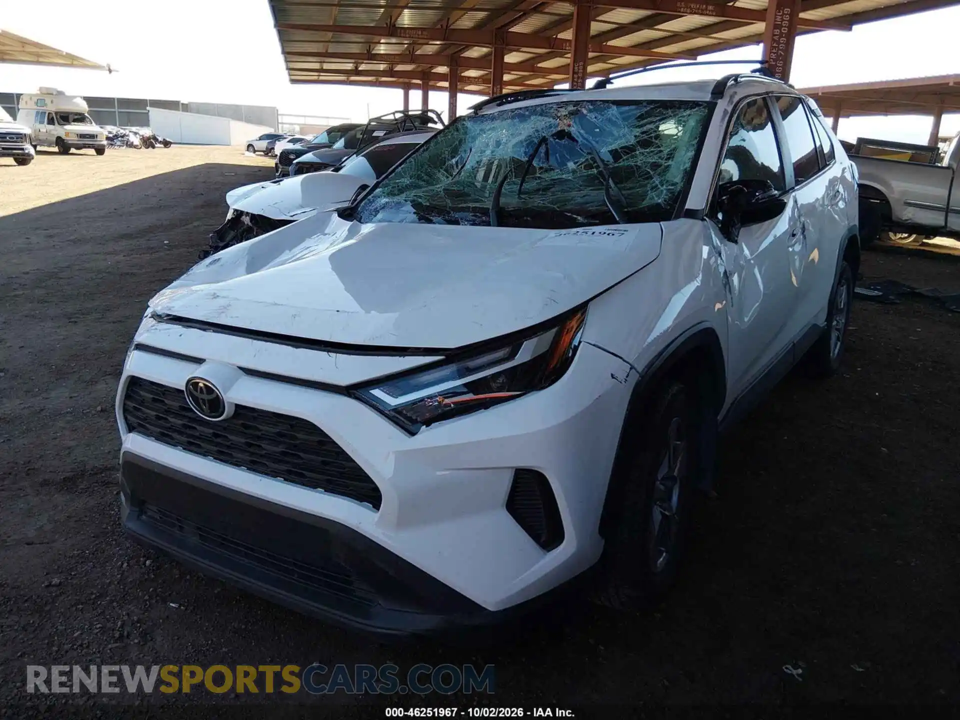 2 Photograph of a damaged car 2T3P1RFV4SW551811 TOYOTA RAV4 2025