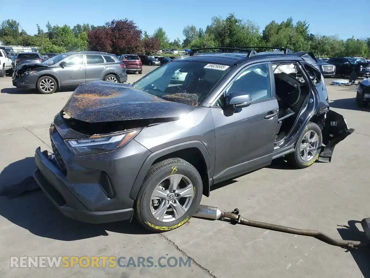 1 Photograph of a damaged car 2T3P1RFV5SC493600 TOYOTA RAV4 2025