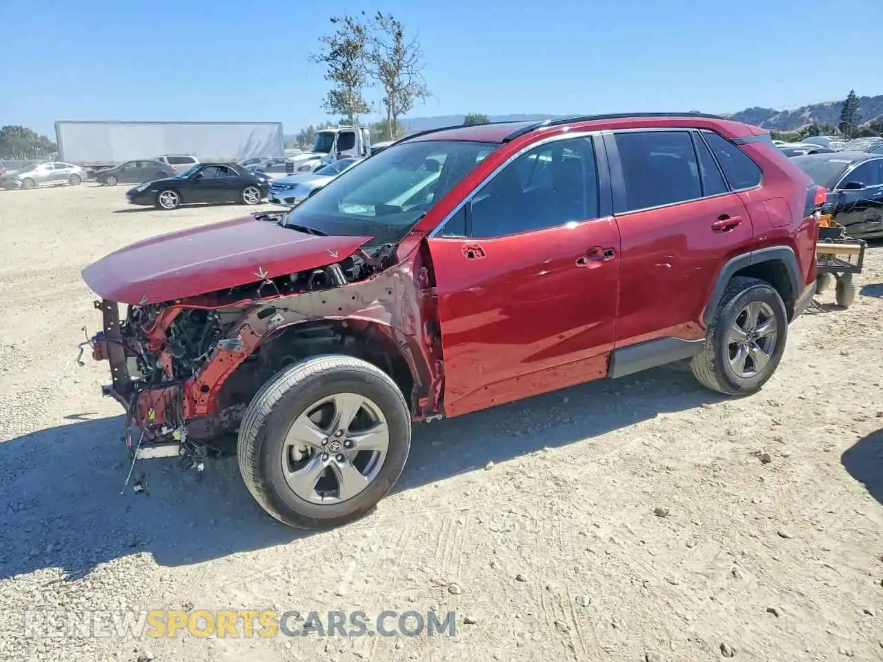 1 Photograph of a damaged car 2T3P1RFV5SW500642 TOYOTA RAV4 2025