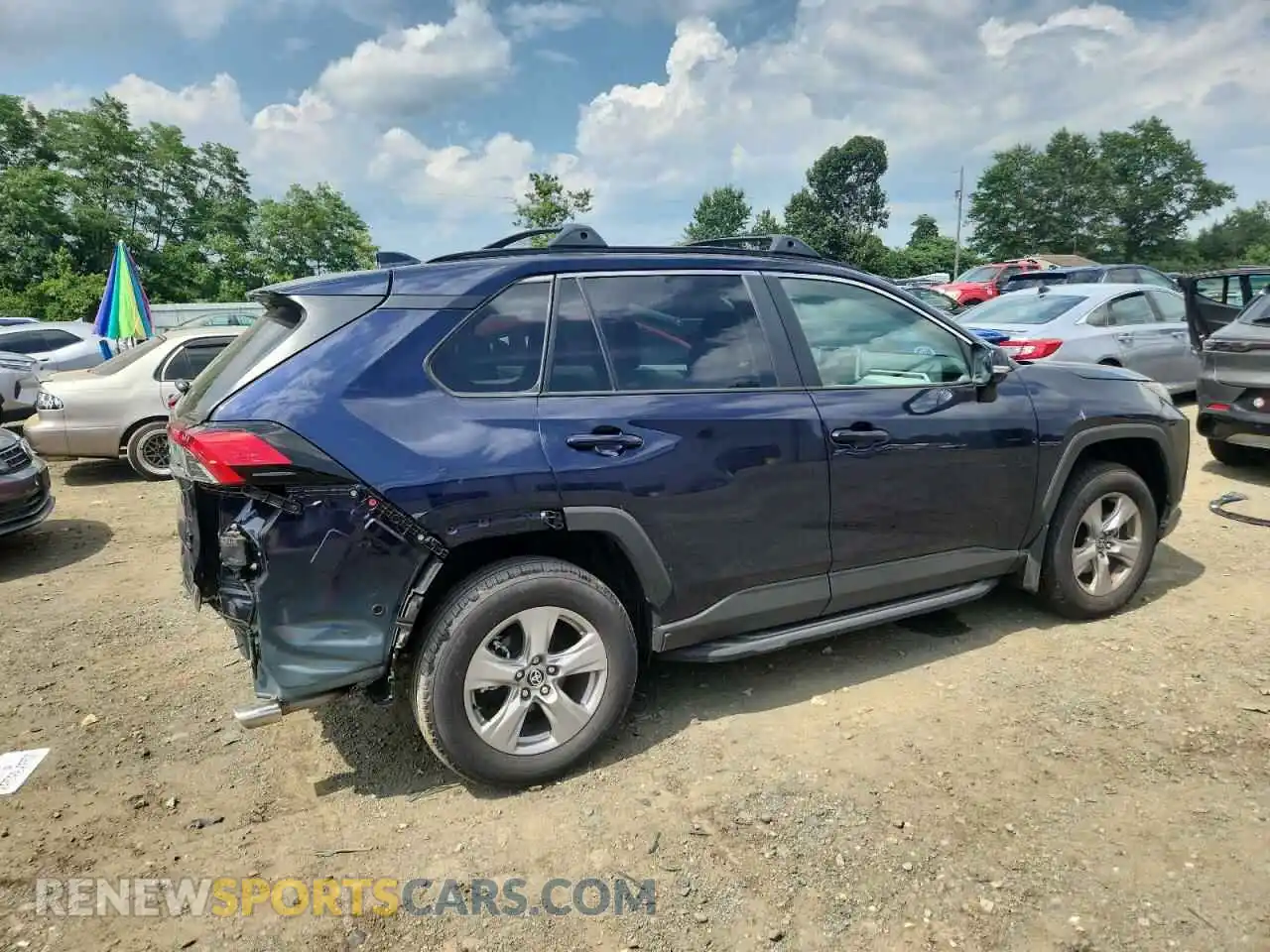 3 fotografías del automóvil dañado 2T3P1RFV5SW527257 TOYOTA RAV4 2025