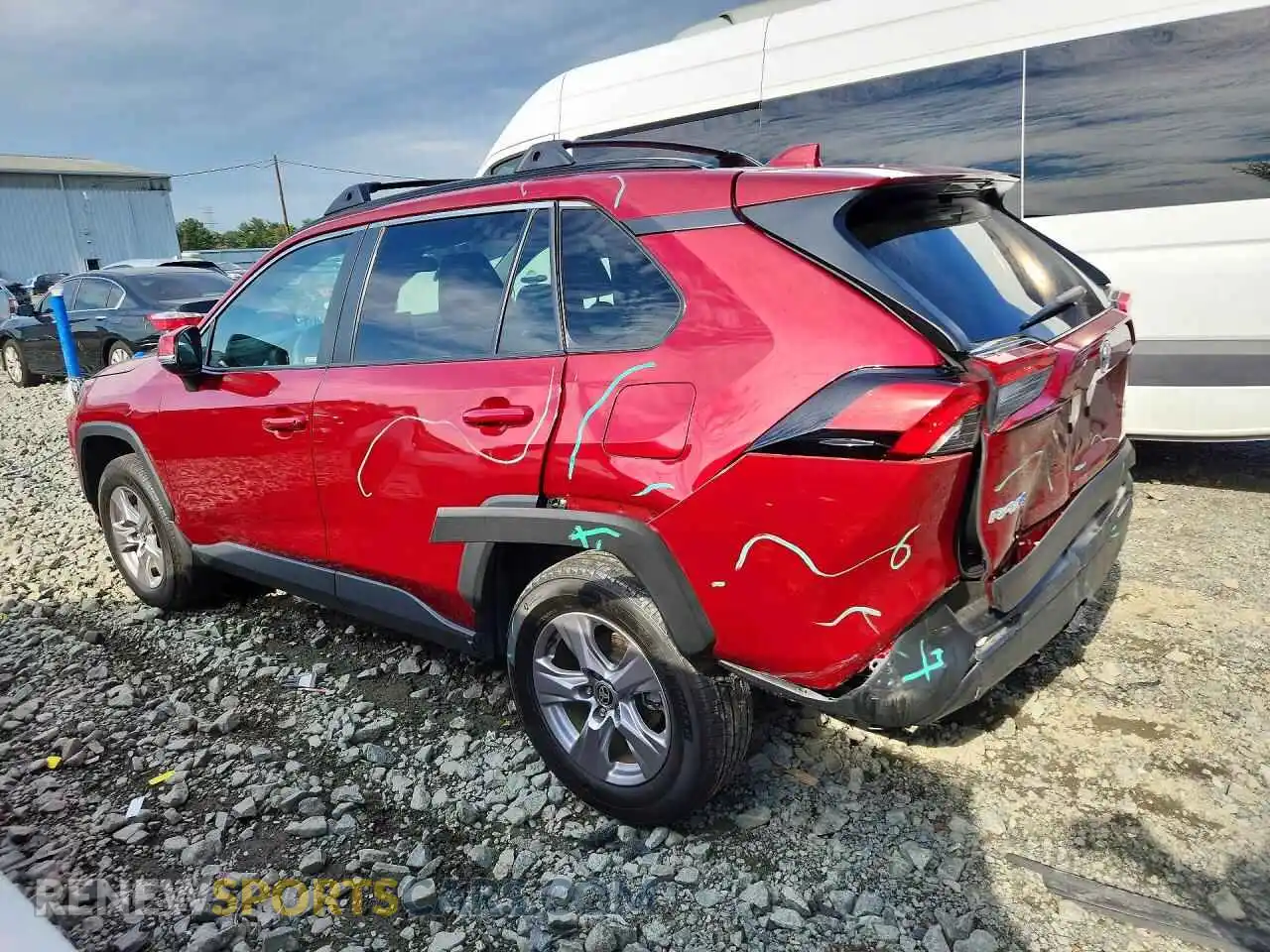 2 fotografías del automóvil dañado 2T3P1RFV5SW572196 TOYOTA RAV4 2025