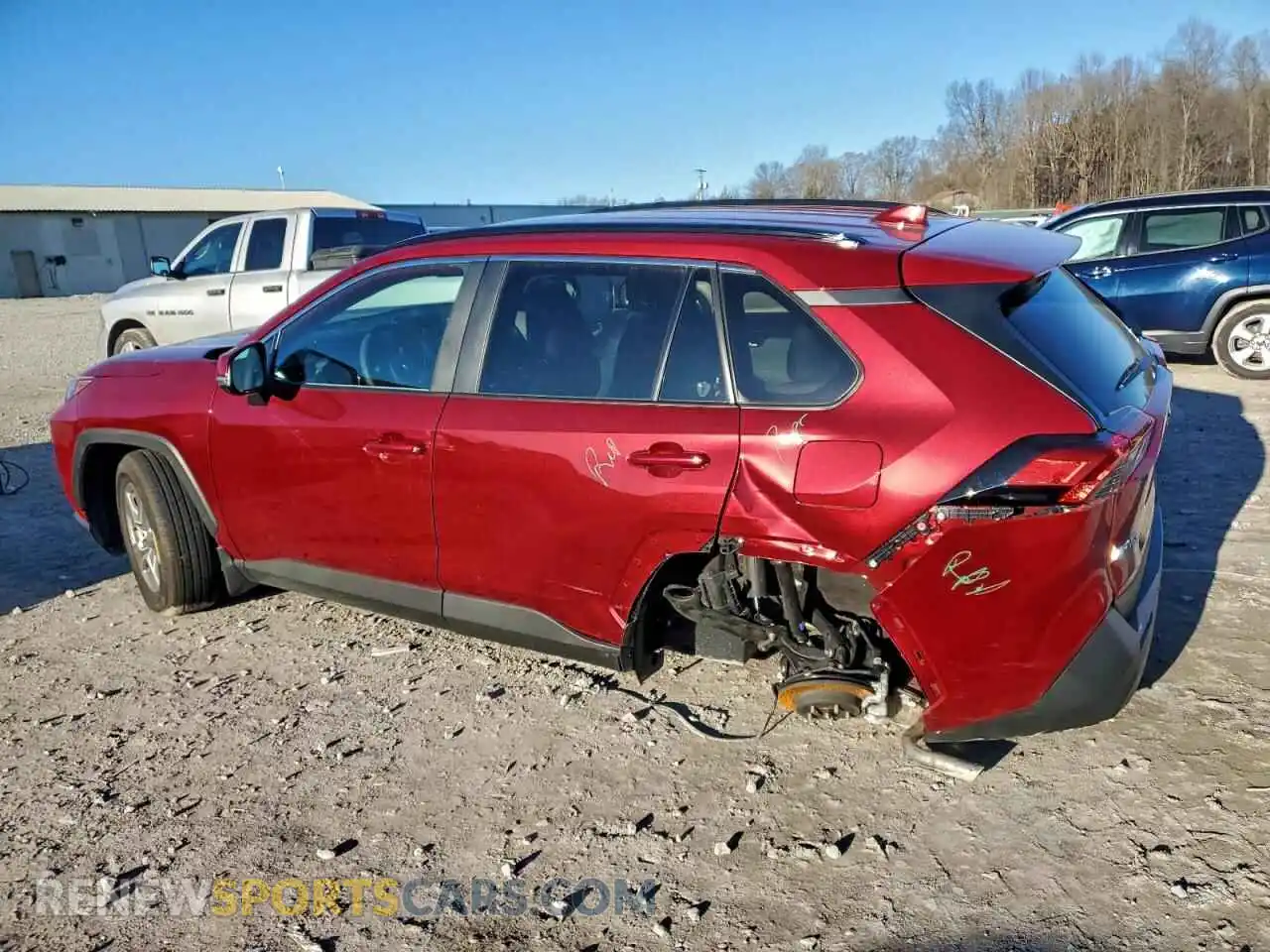2 Photograph of a damaged car 2T3P1RFV7SW574354 TOYOTA RAV4 2025