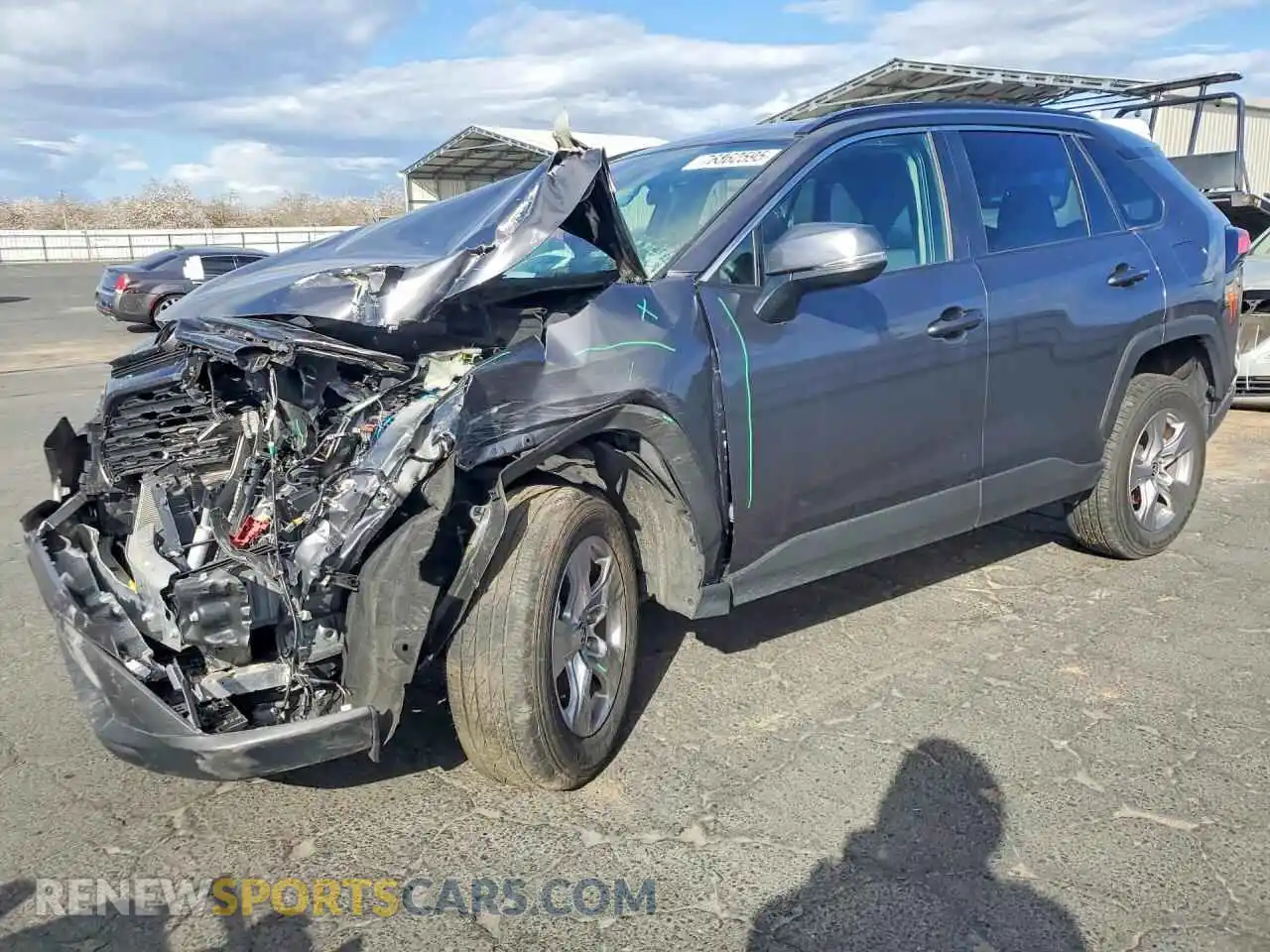 1 Photograph of a damaged car 2T3P1RFV8SW532677 TOYOTA RAV4 2025