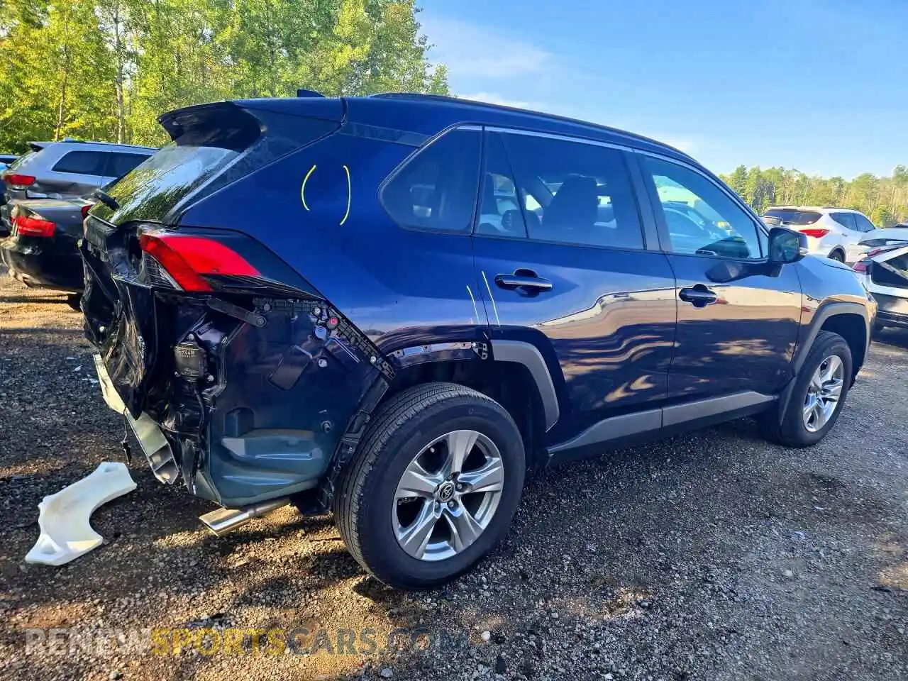 3 fotografías del automóvil dañado 2T3R1RFV4SW499802 TOYOTA RAV4 2025
