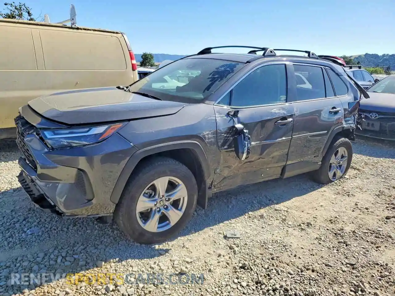 1 Photograph of a damaged car 2T3RWRFV7SW272296 TOYOTA RAV4 2025
