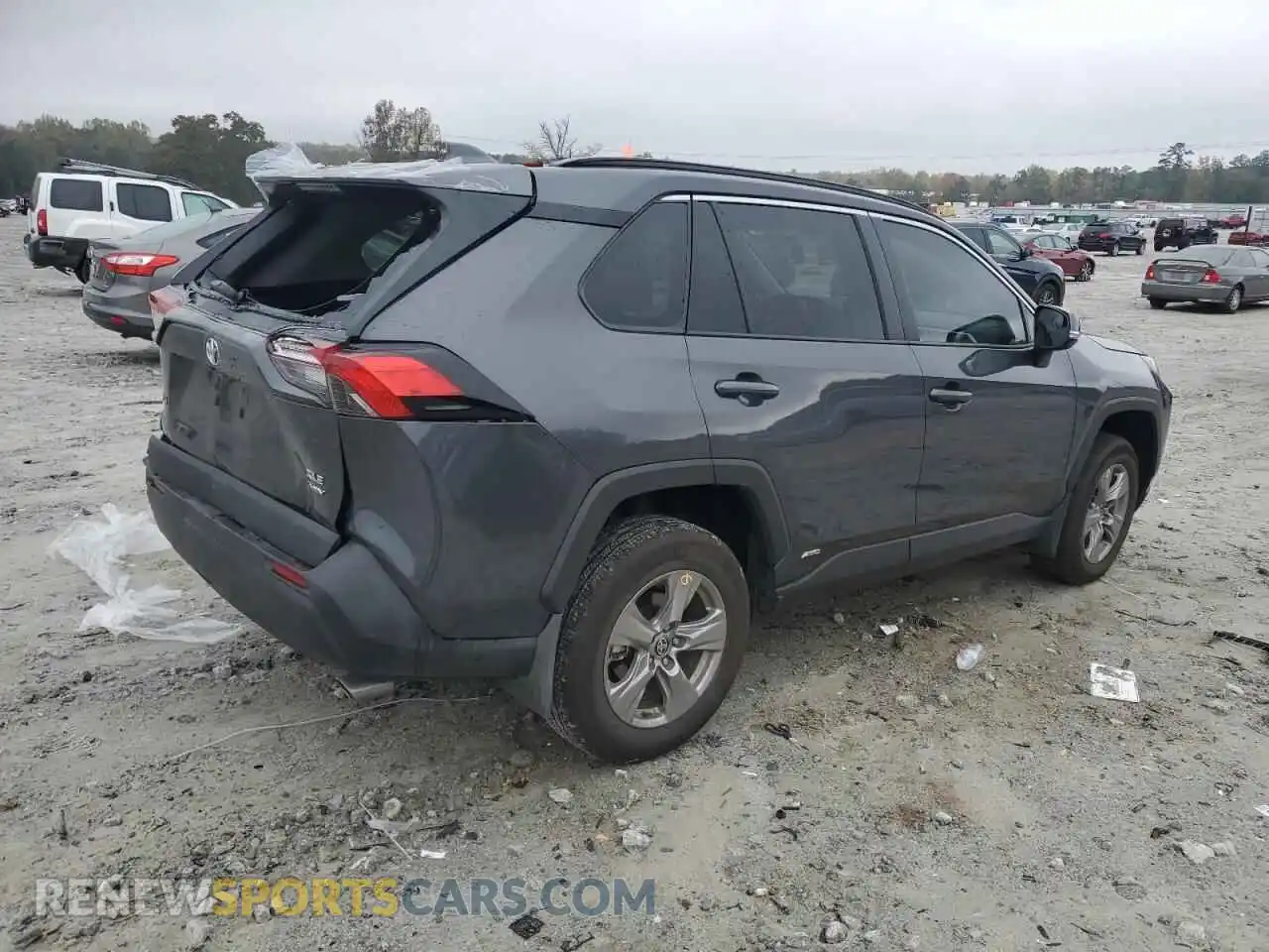 3 fotografías del automóvil dañado 2T3RWRFV7SW279460 TOYOTA RAV4 2025