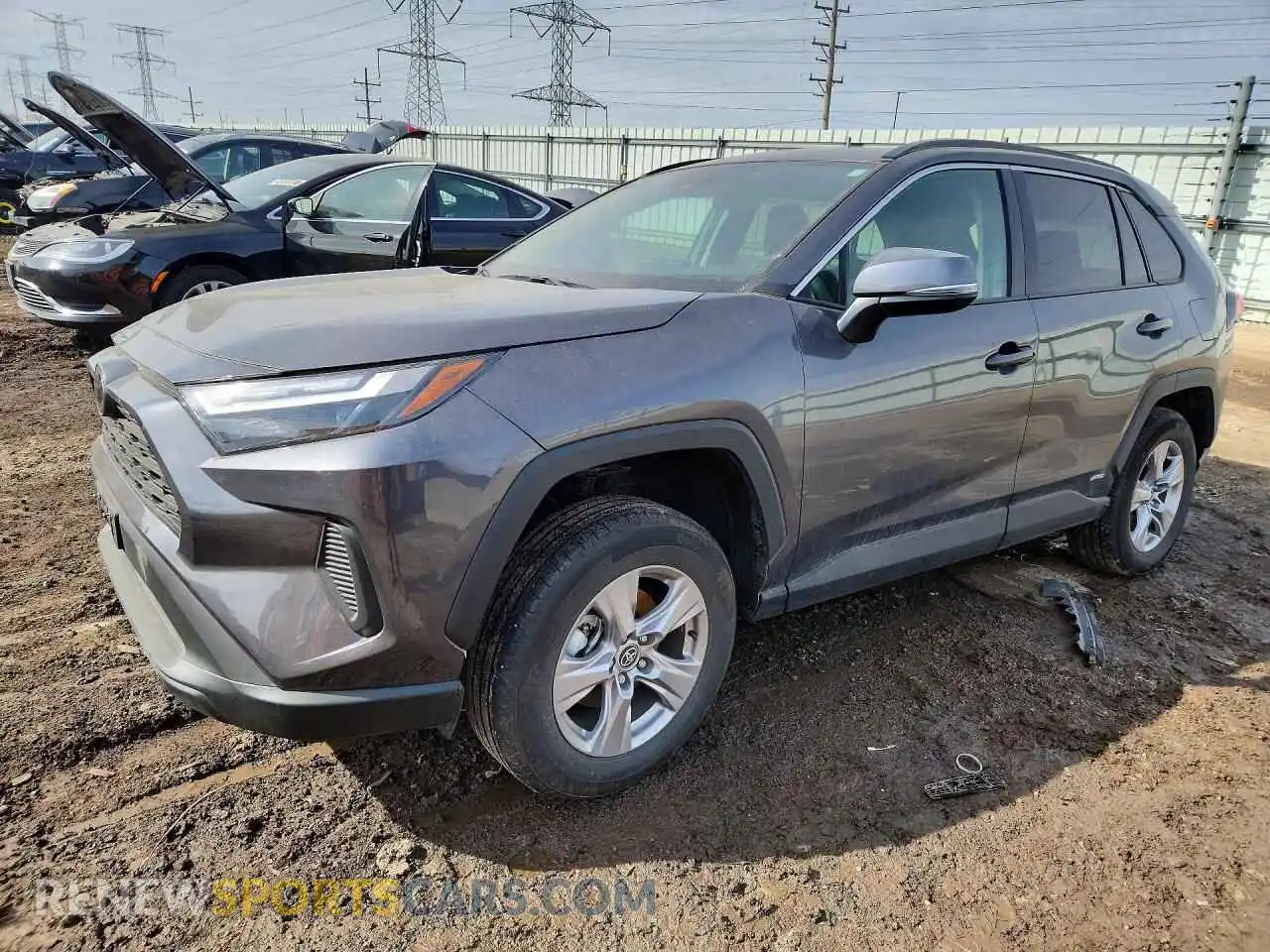 1 Photograph of a damaged car 2T3RWRFV7SW289812 TOYOTA RAV4 2025