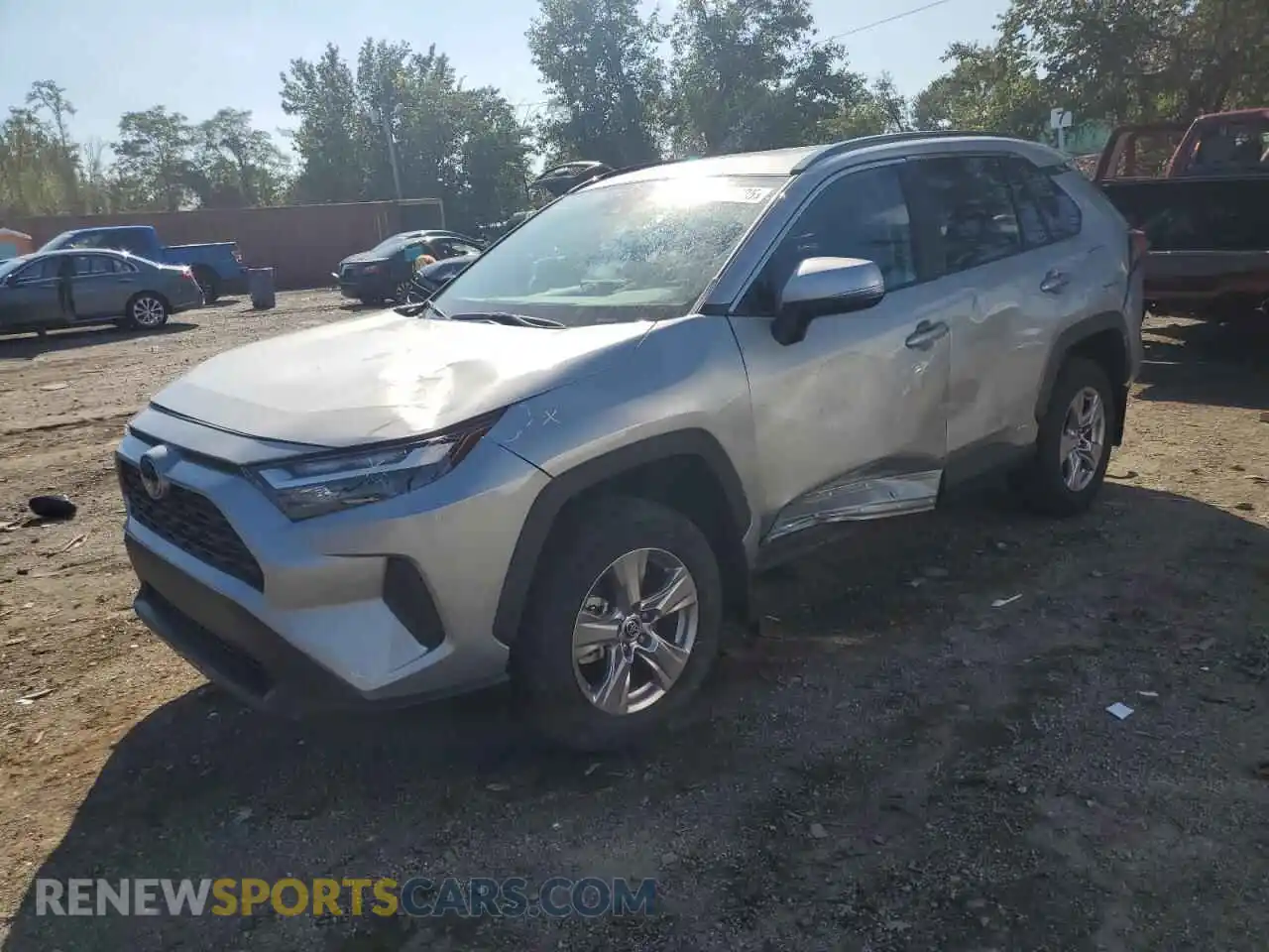 1 Photograph of a damaged car 2T3RWRFV9SW261672 TOYOTA RAV4 2025